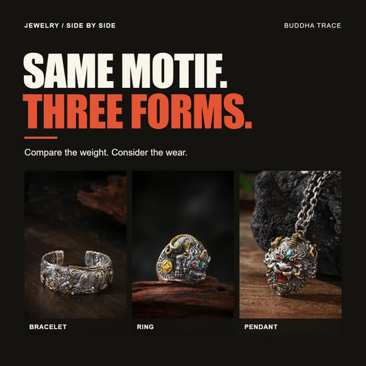 Pixiu Bracelet vs. Ring vs. Pendant: A Practical Comparison editorial cover with original product photography