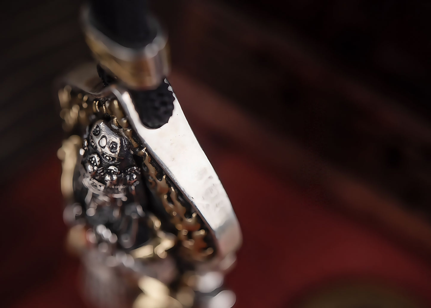 Buddha Trace Tibetan Tashi Dzi Bead pendant Buddha Trace