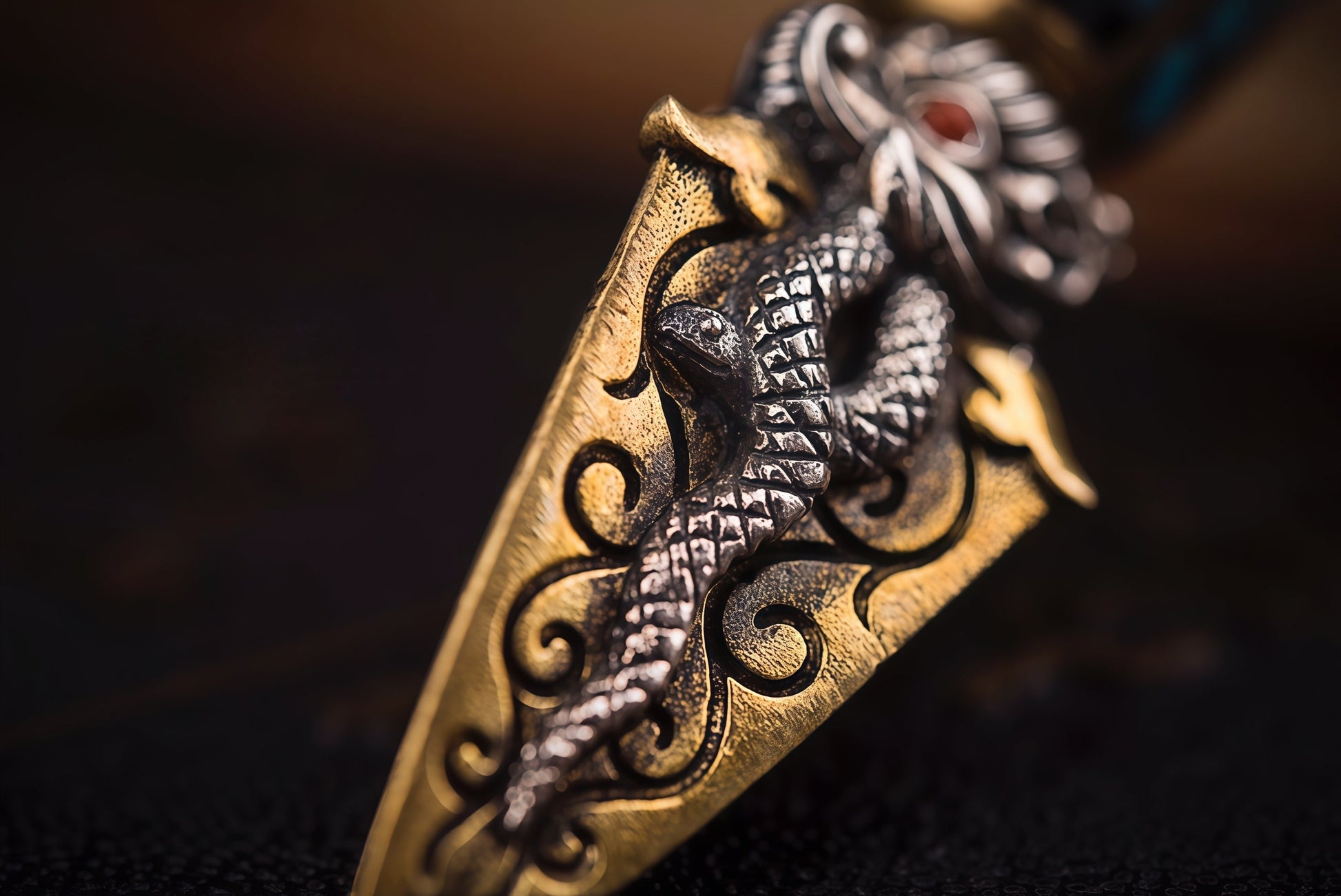 Buddha Trace vajra pestle pendant Buddha Trace