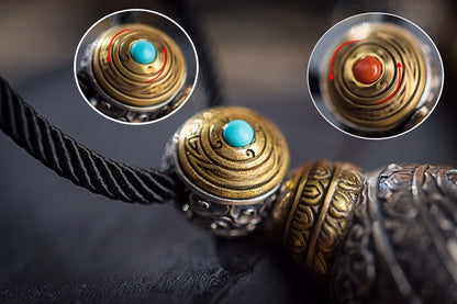 Buddha Trace Dharma conch shell pendant Buddha Trace