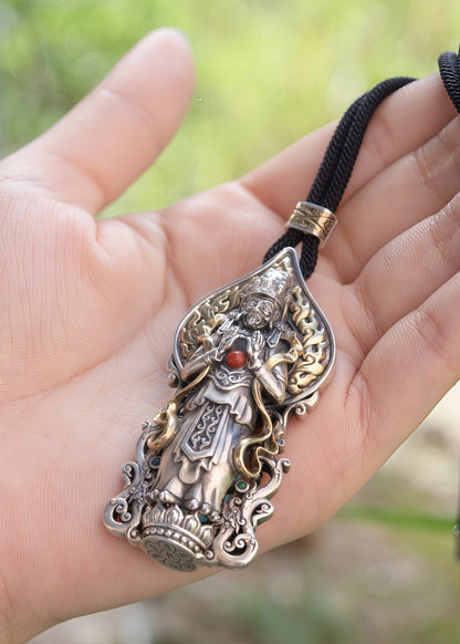 Buddha Trace Zakiram Wulan Flower Pendant Buddha Trace
