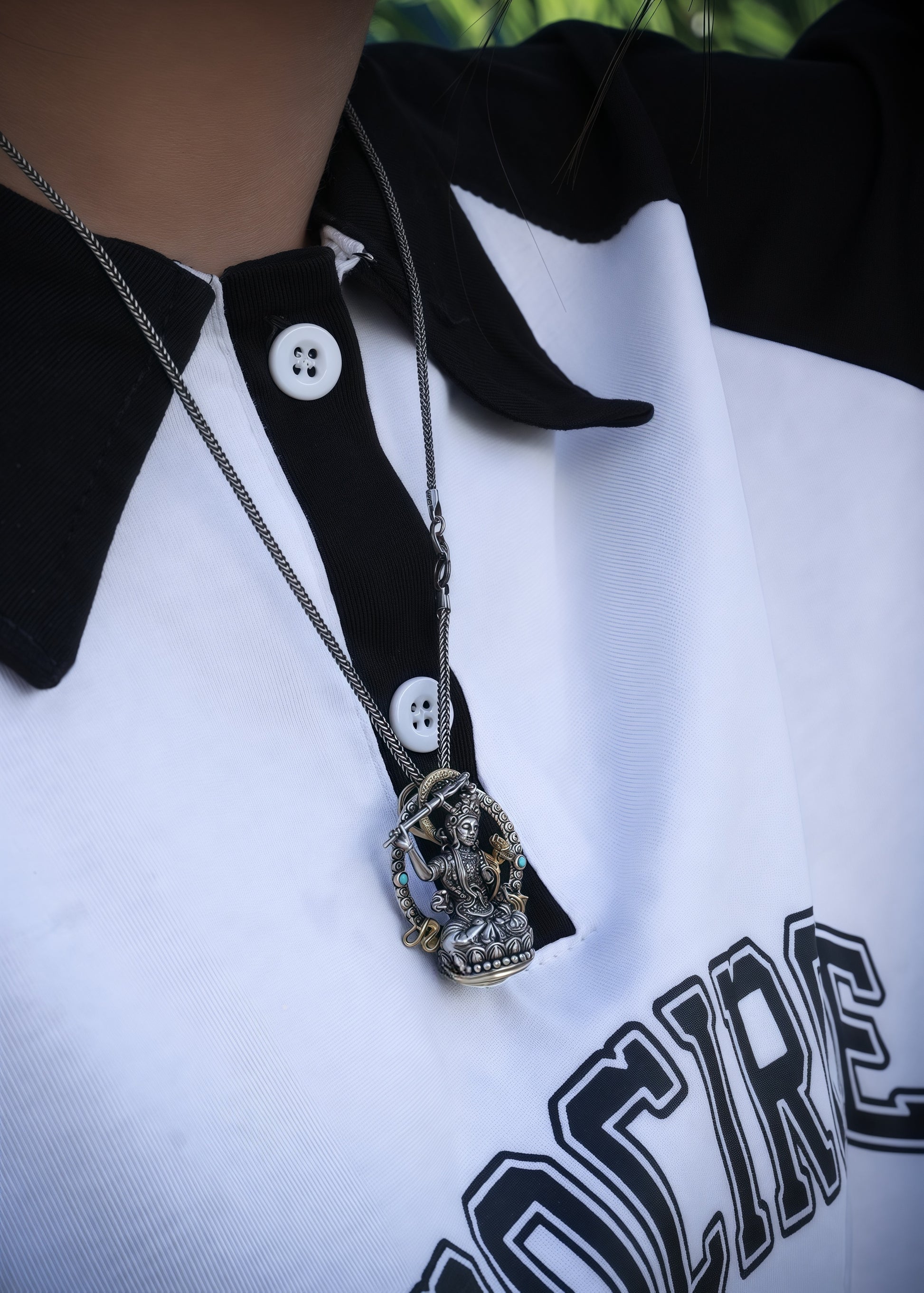 Buddha Trace Manjushri Bodhisattva Pendant Buddha Trace