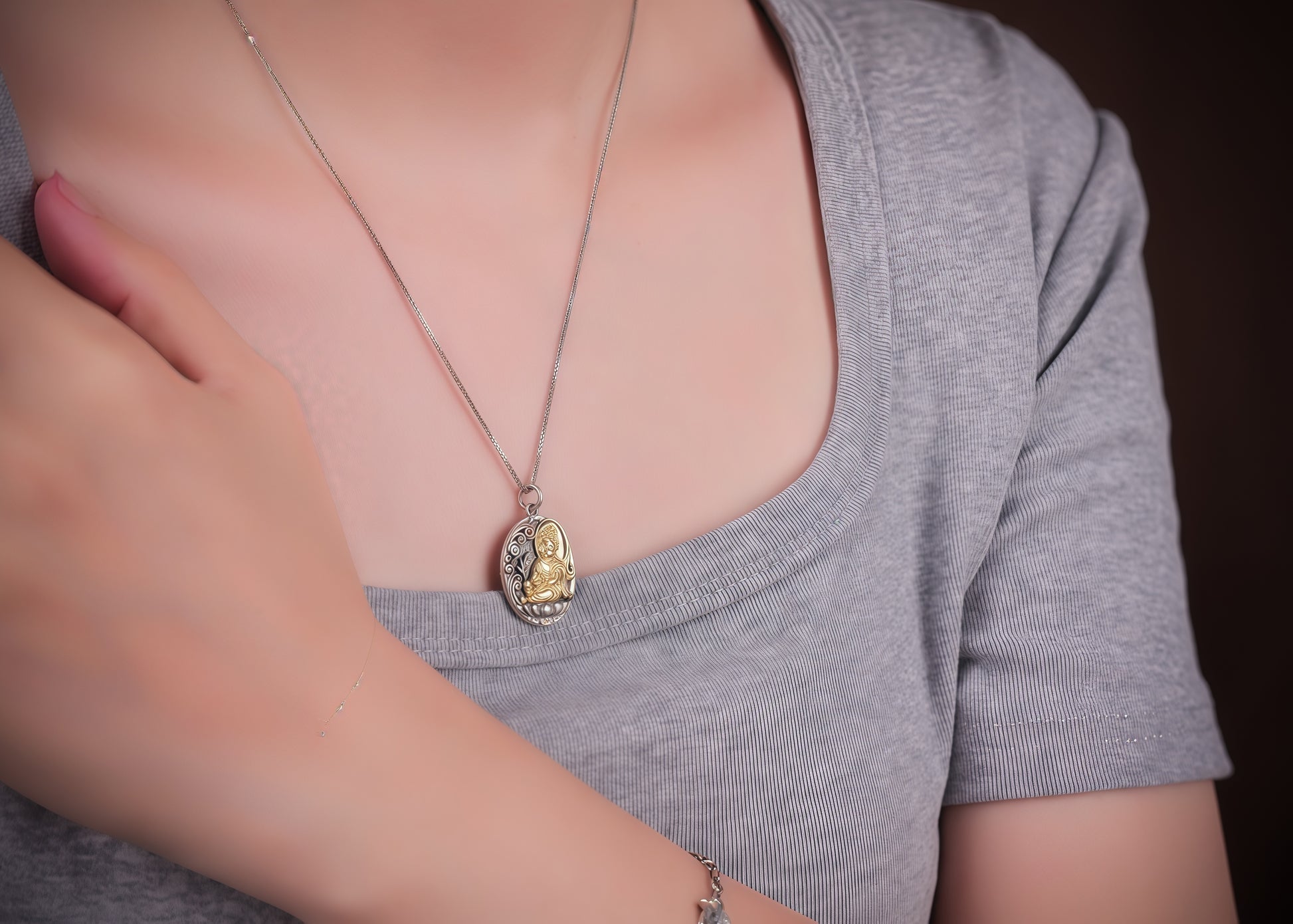 Buddha Trace Medicine Buddha Pendant Buddha Trace