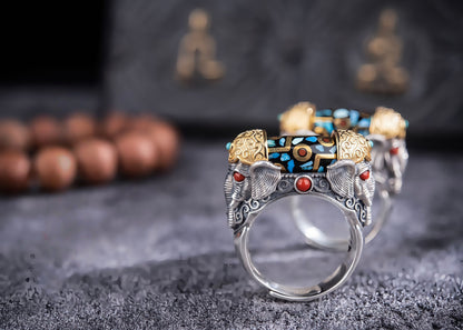 Buddha Trace Divine Ganesha Ring Buddha Trace