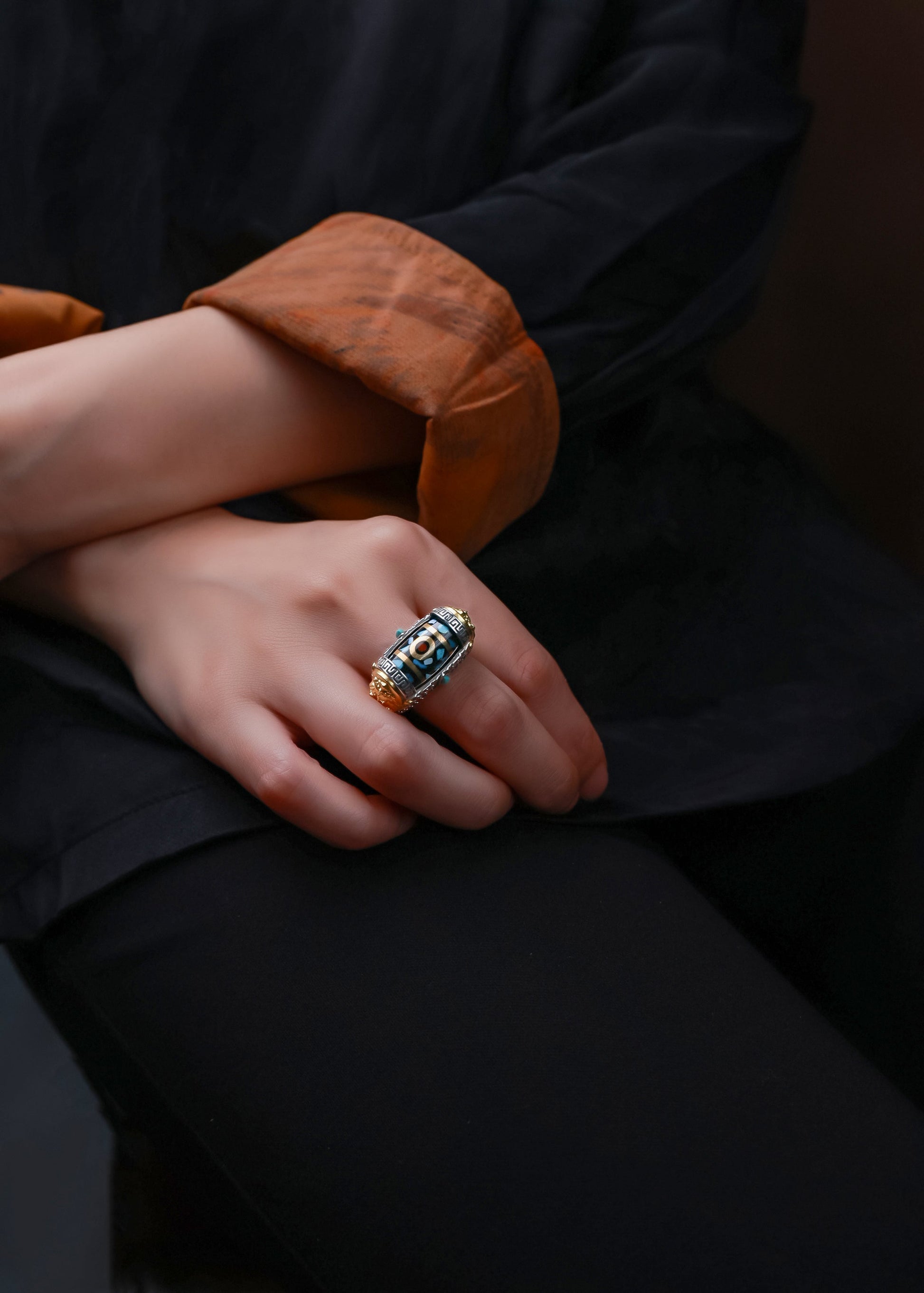 Buddha Trace Samantabhadra Bodhisattva Ring Buddha Trace