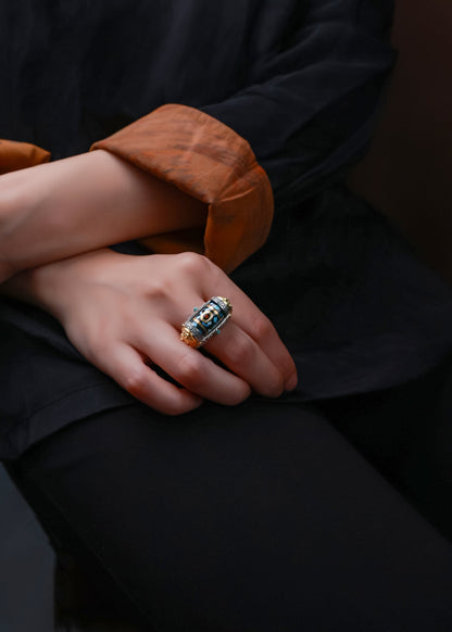 Buddha Trace Samantabhadra Bodhisattva Ring Buddha Trace