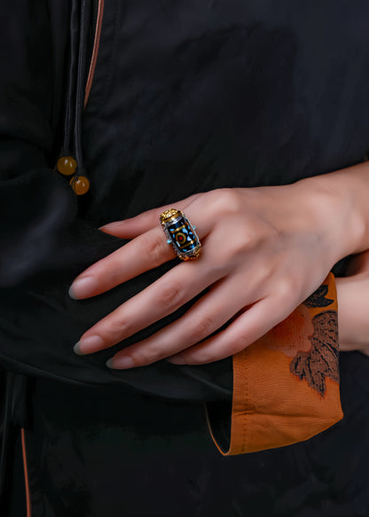 Buddha Trace Samantabhadra Bodhisattva Ring Buddha Trace