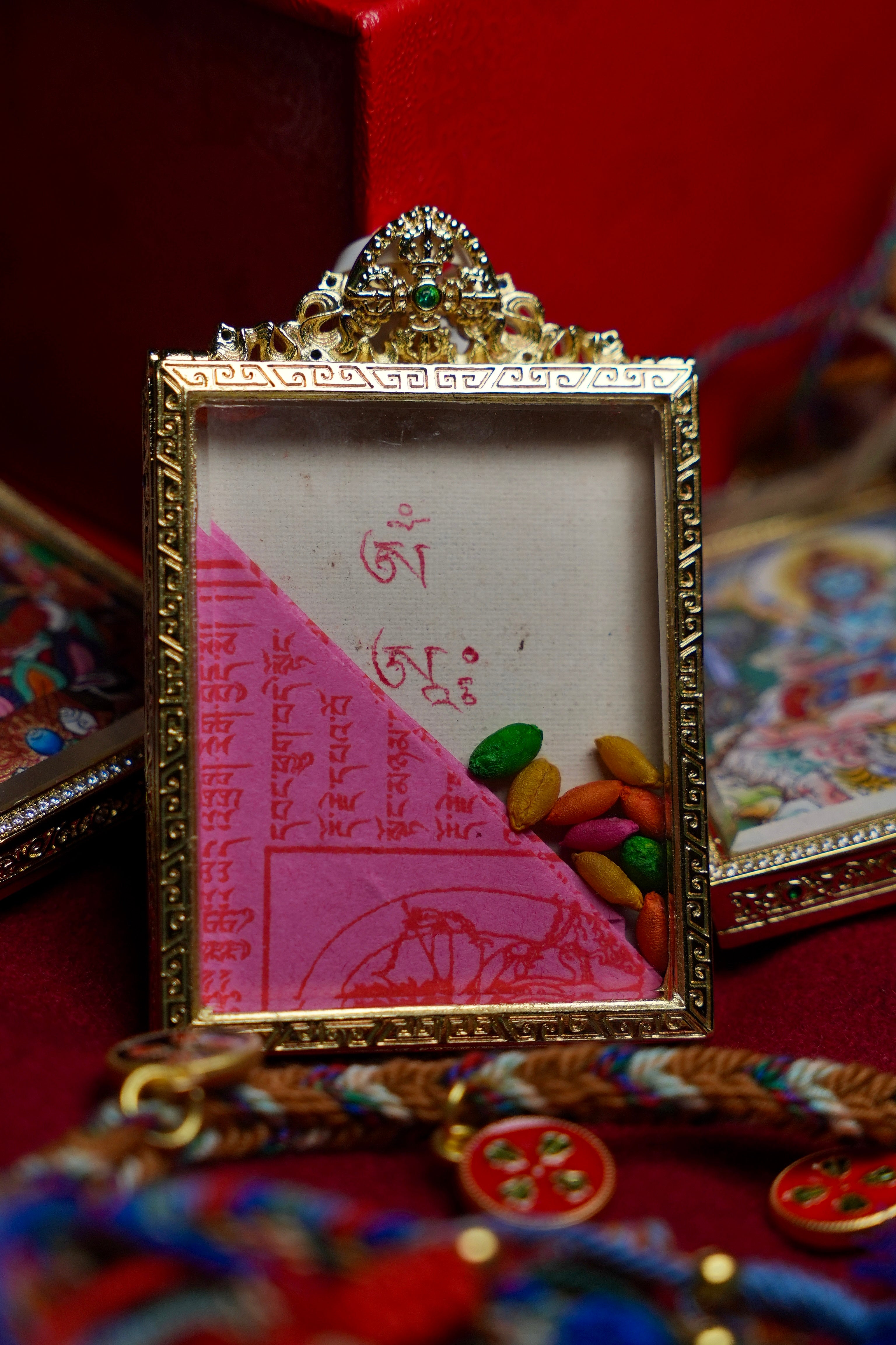 thangka Buddha Trace