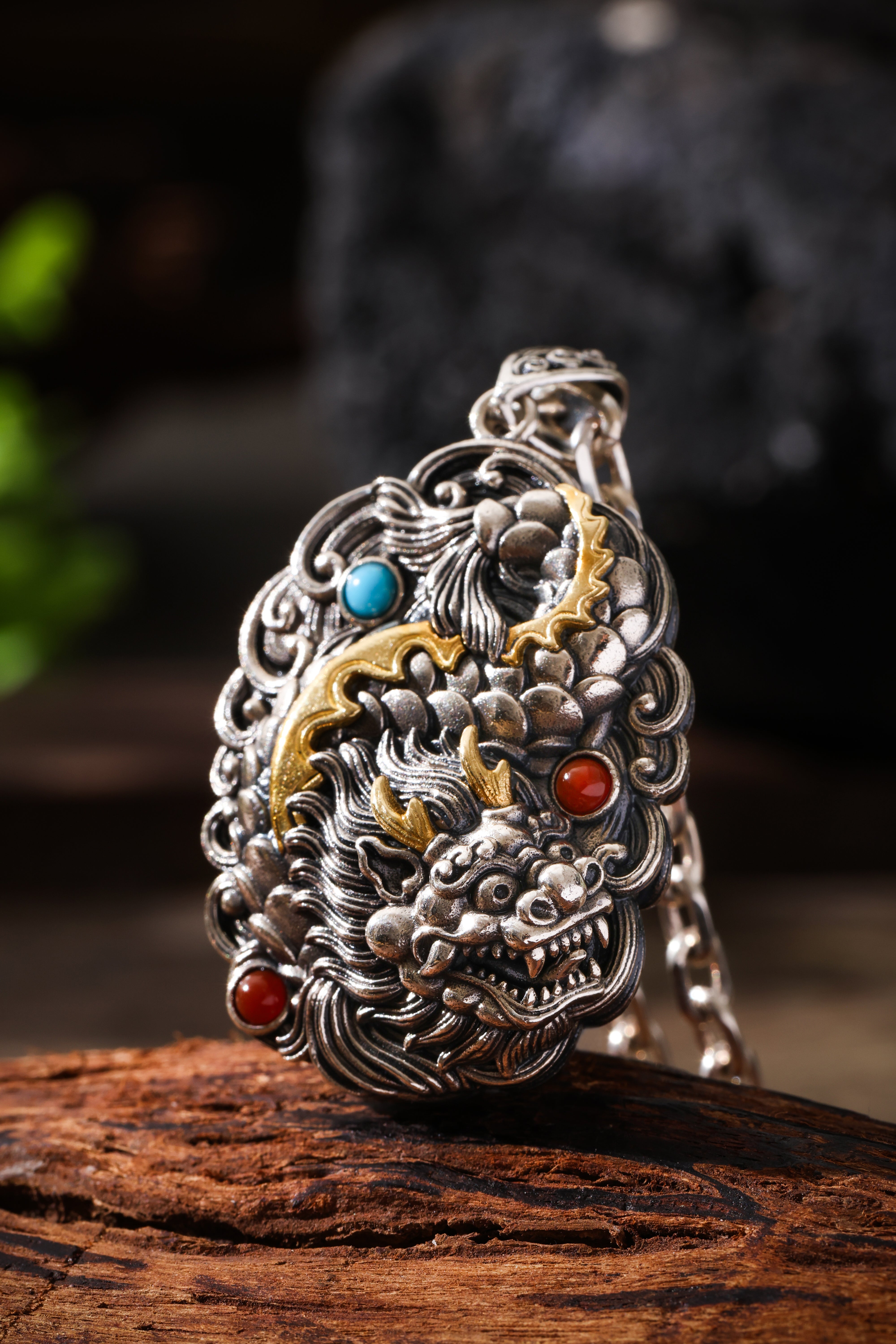 Buddha Trace Dragon Fish Spirit Pendant Buddha Trace