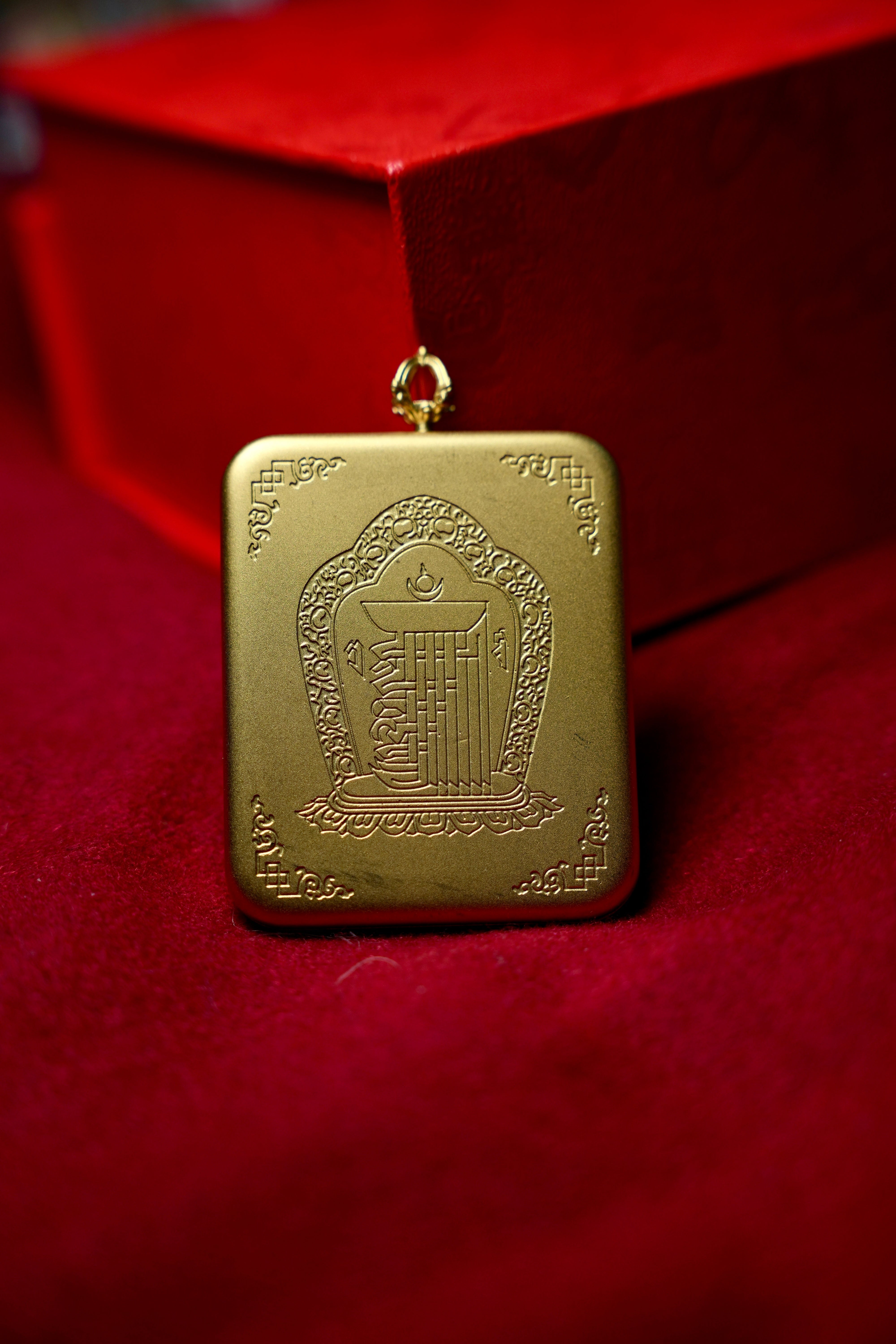 Buddha Trace Tibetan Eight-Armed Manjushri Thangka Buddha Trace