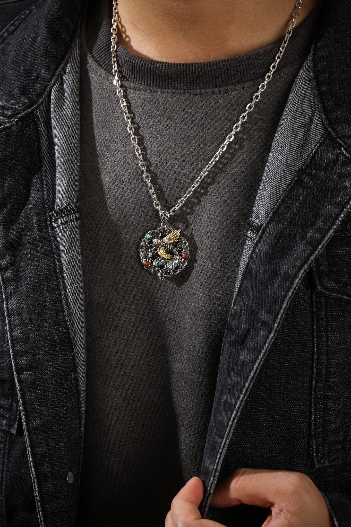 Buddha Trace Flying Fish Spirit Pendant Buddha Trace