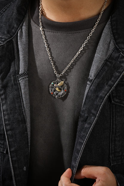 Buddha Trace Flying Fish Spirit Pendant Buddha Trace