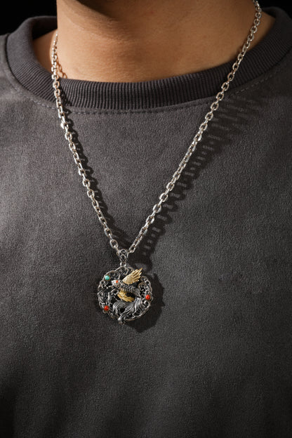 Buddha Trace Flying Fish Spirit Pendant Buddha Trace