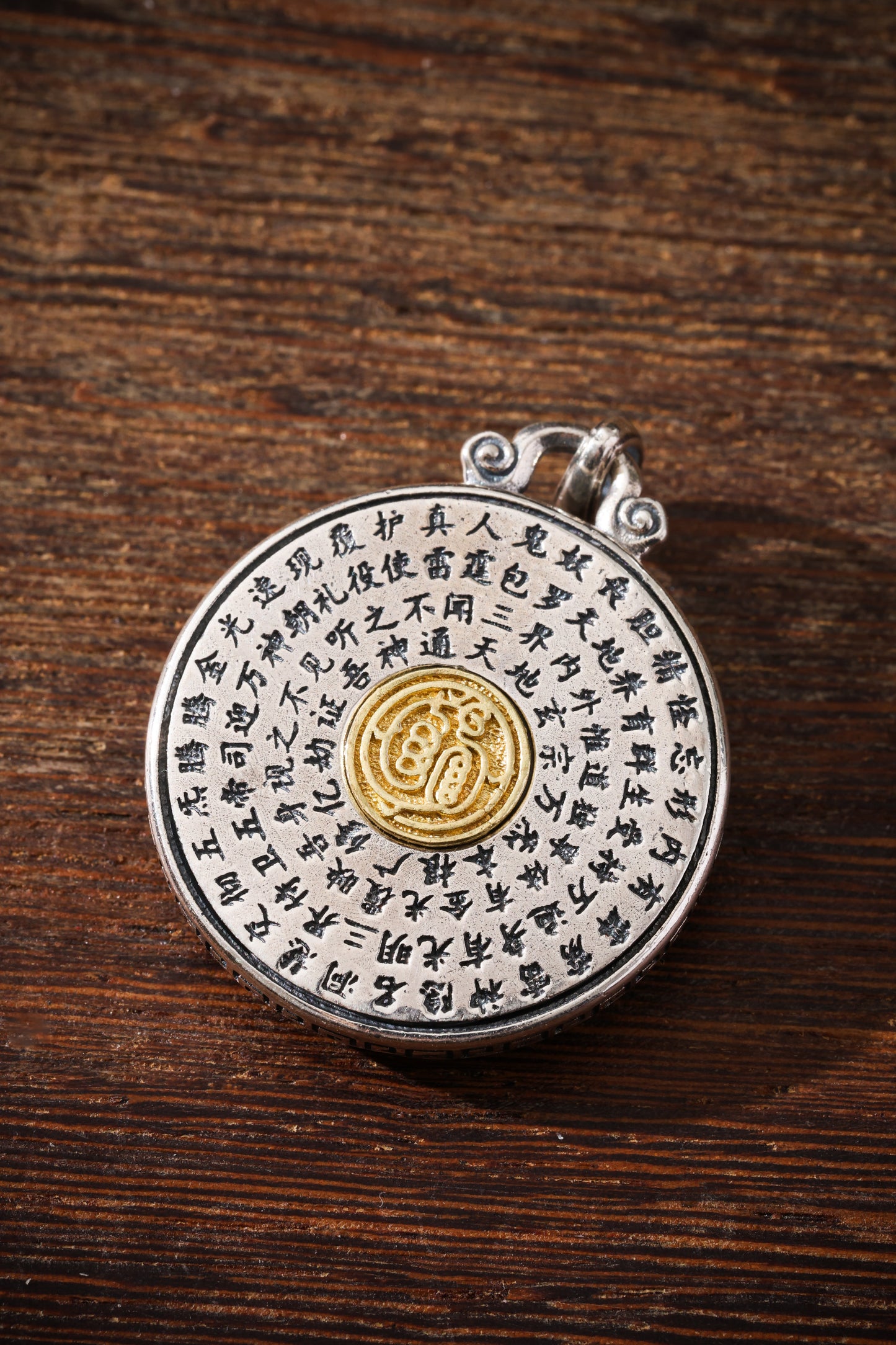Buddha Trace Golden Light Mantra Pendant Buddha Trace