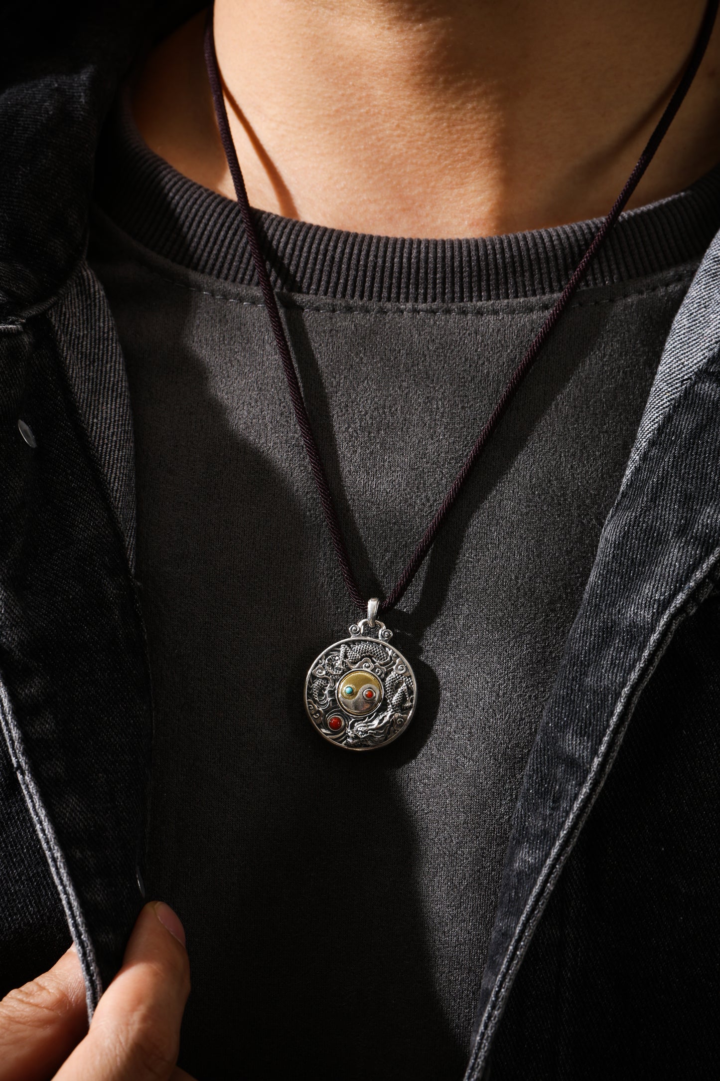 Buddha Trace Golden Light Mantra Pendant Buddha Trace