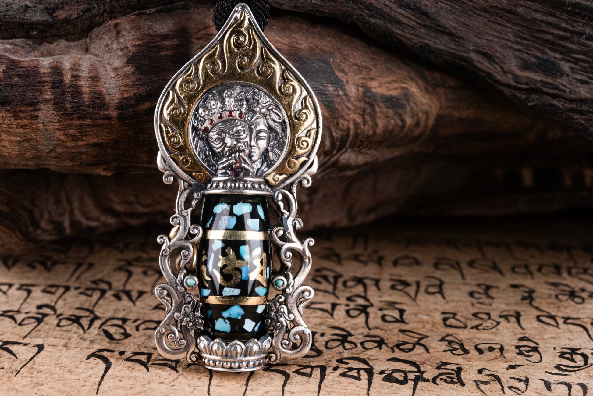 Buddha Trace Zakiram Wulan Flower Pendant Buddha Trace