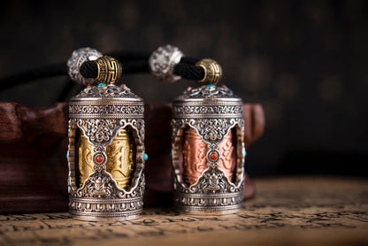 Buddha Trace six-character mantra pendant Buddha Trace