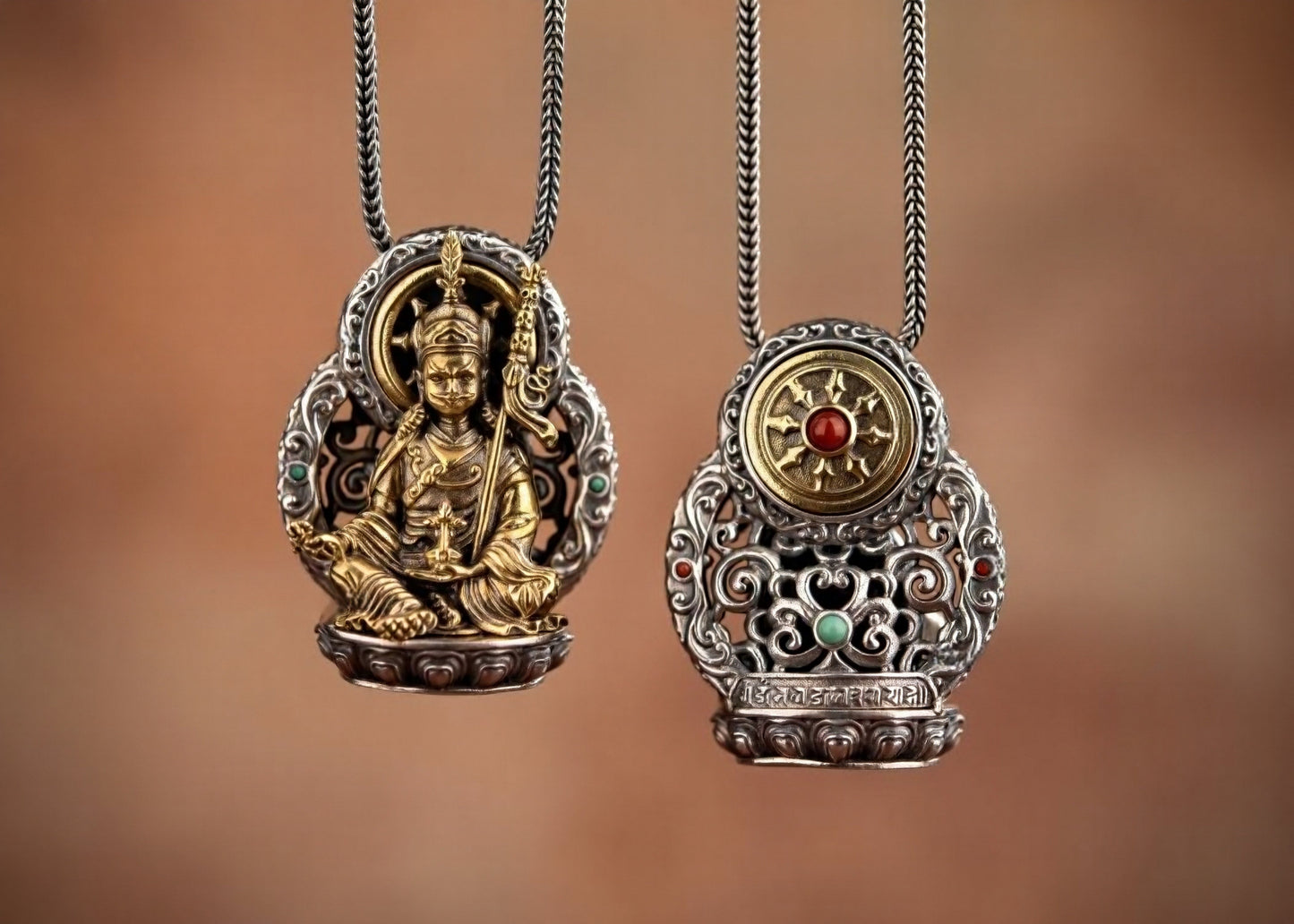 Buddha Trace padmasambhava pendant Buddha Trace