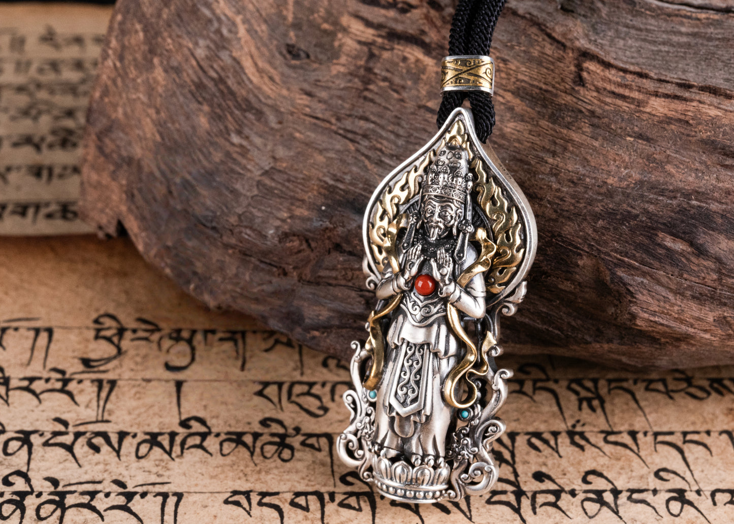 Buddha Trace Zakiram Wulan Flower Pendant Buddha Trace