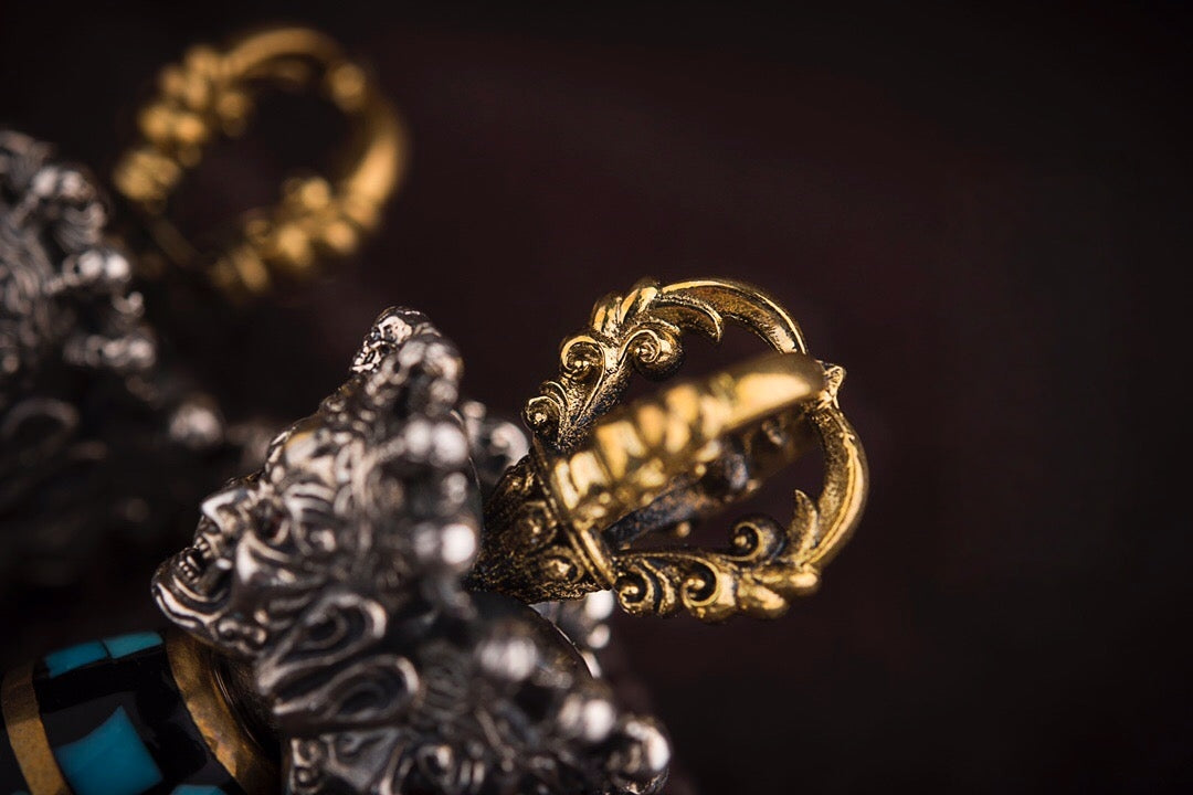 Buddha Trace vajra pestle pendant Buddha Trace