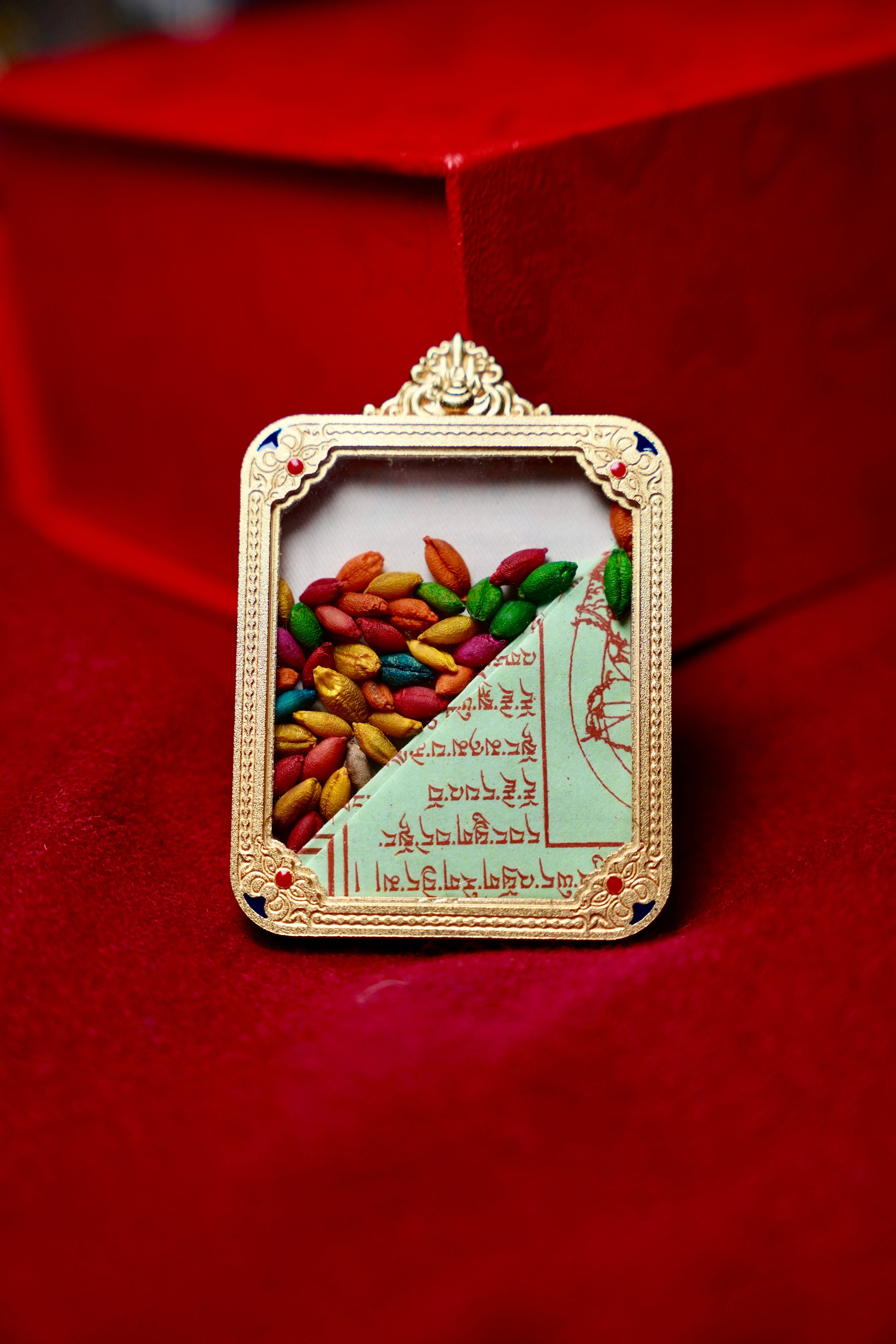 Buddha Trace Tibetan Mahasthamaprapta Thangka Buddha Trace