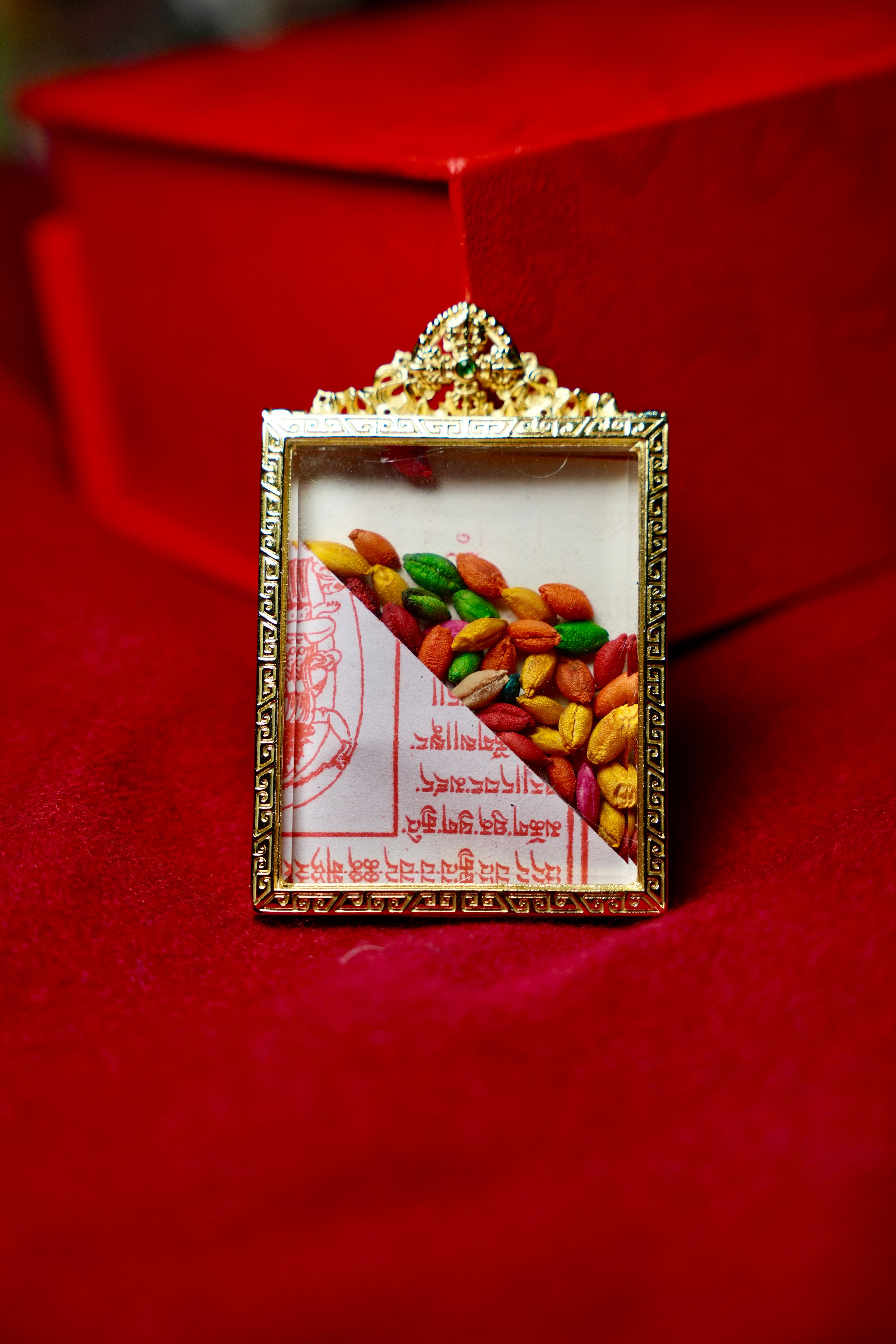 Buddha Trace Tibetan Maitreya Bodhisattva Thangka Buddha Trace