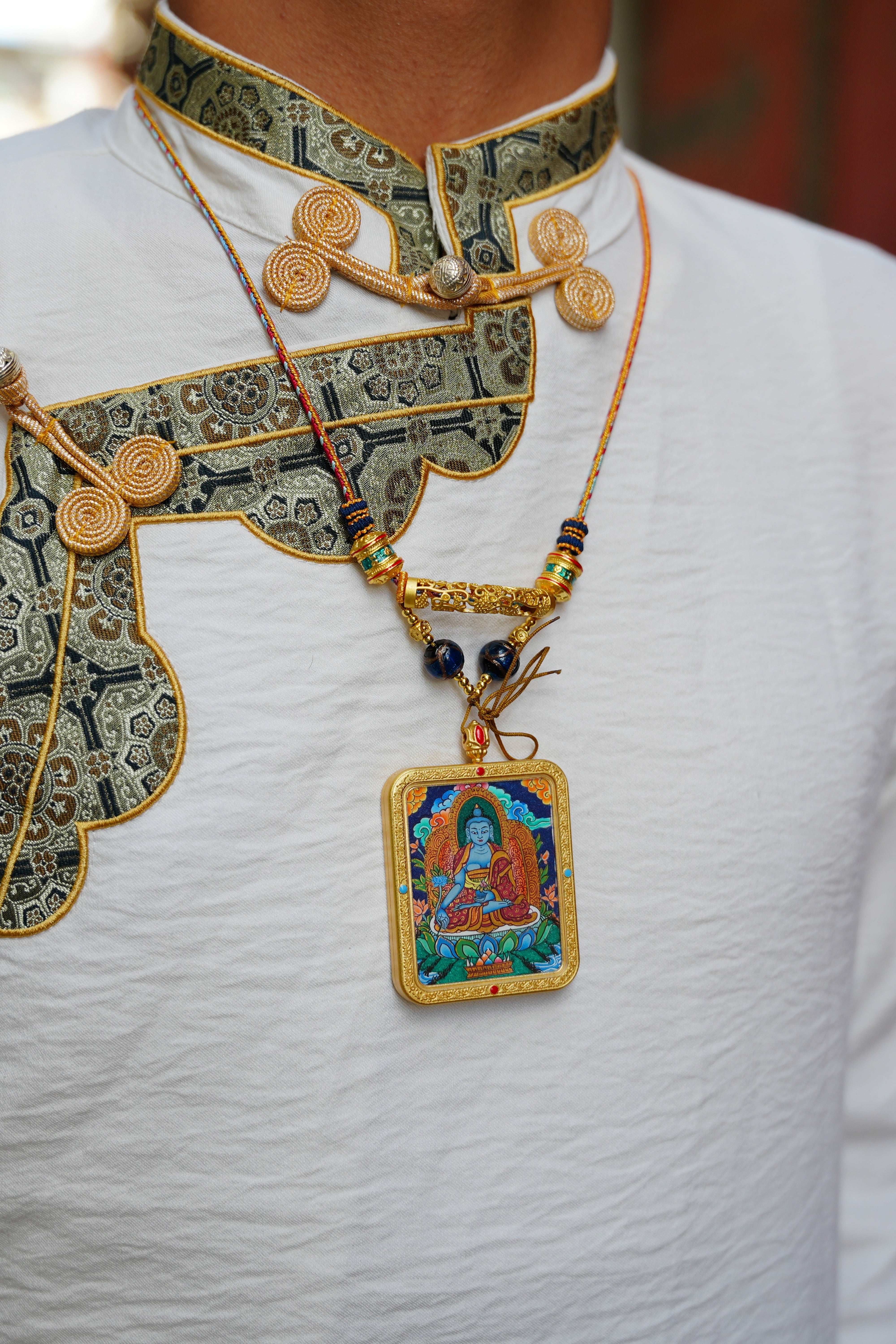 Buddha Trace Tibetan Medicine Buddha Thangka Buddha Trace