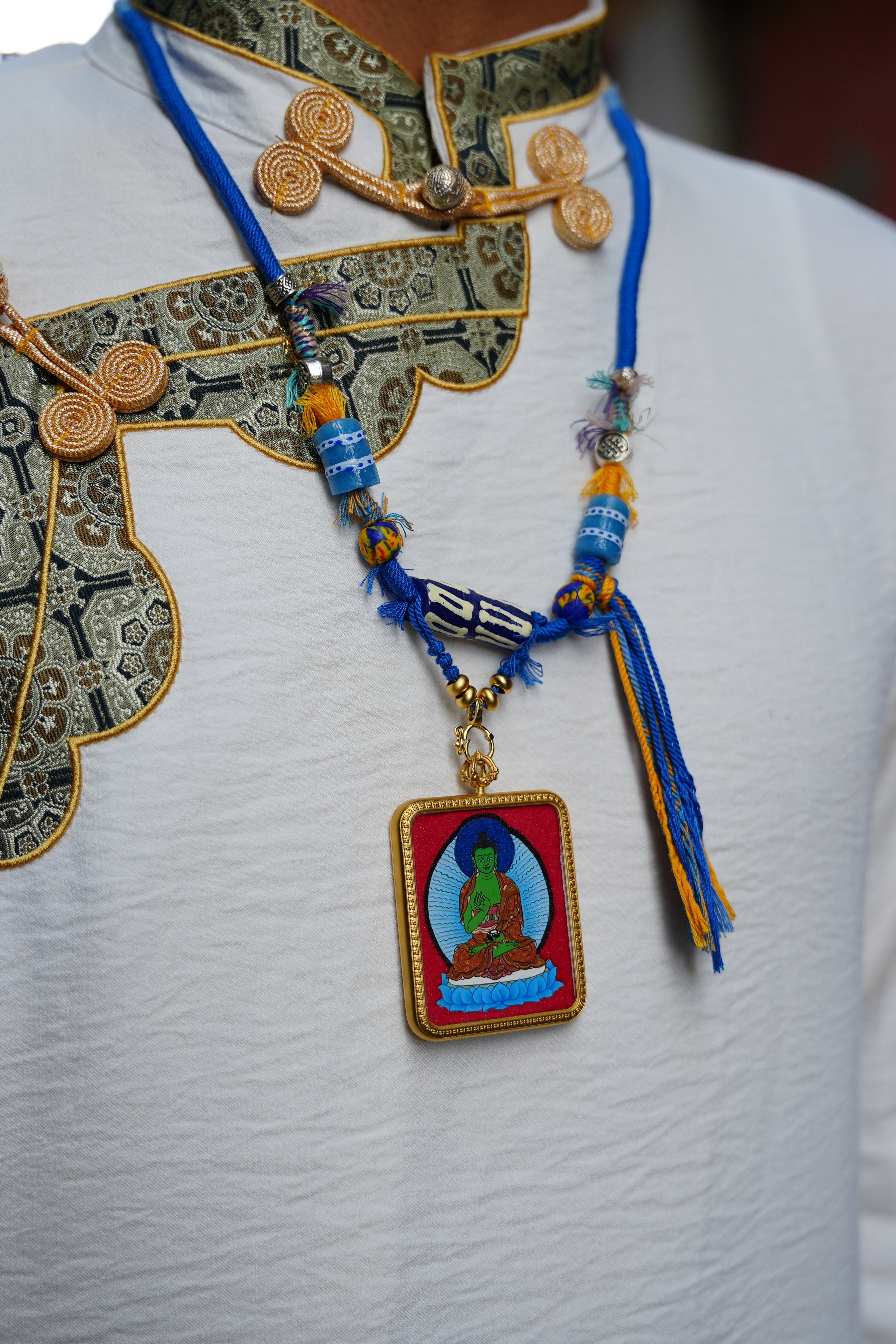 Buddha Trace Tibetan Medicine Buddha Thangka Buddha Trace