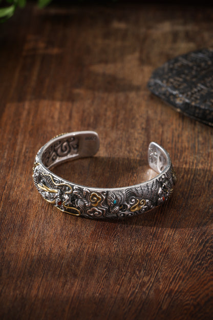 Buddha Trace Tibetan Mystic Yin Four Guardians Bracelet Buddha Trace