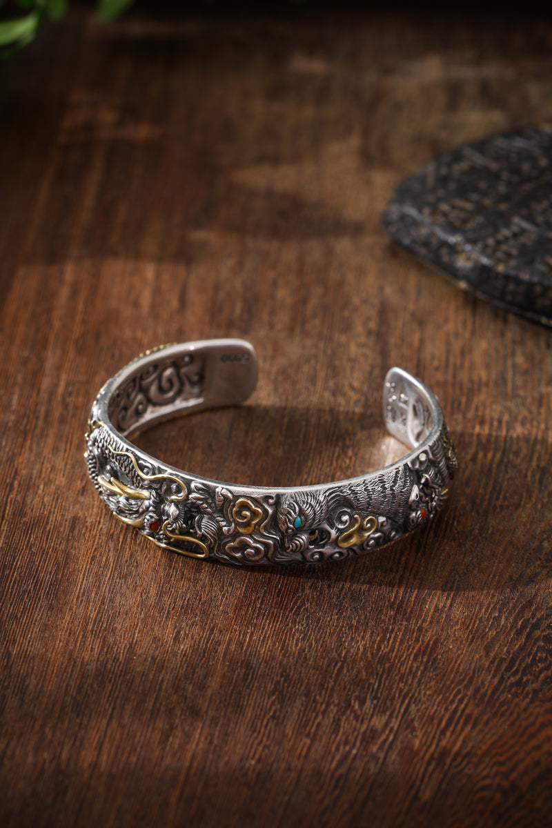Buddha Trace Tibetan Mystic Yin Four Guardians Bracelet Buddha Trace