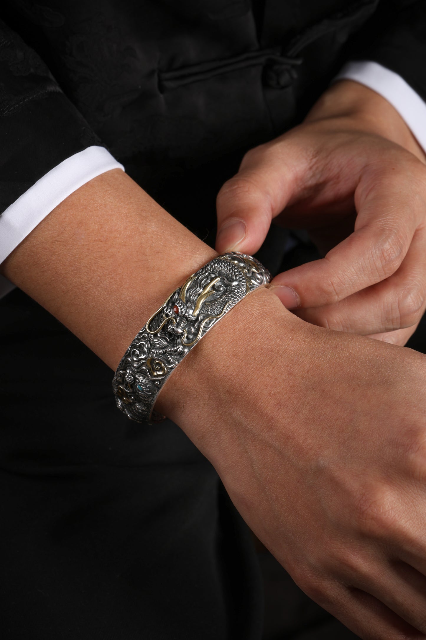 Buddha Trace Tibetan Mystic Yin Four Guardians Bracelet Buddha Trace