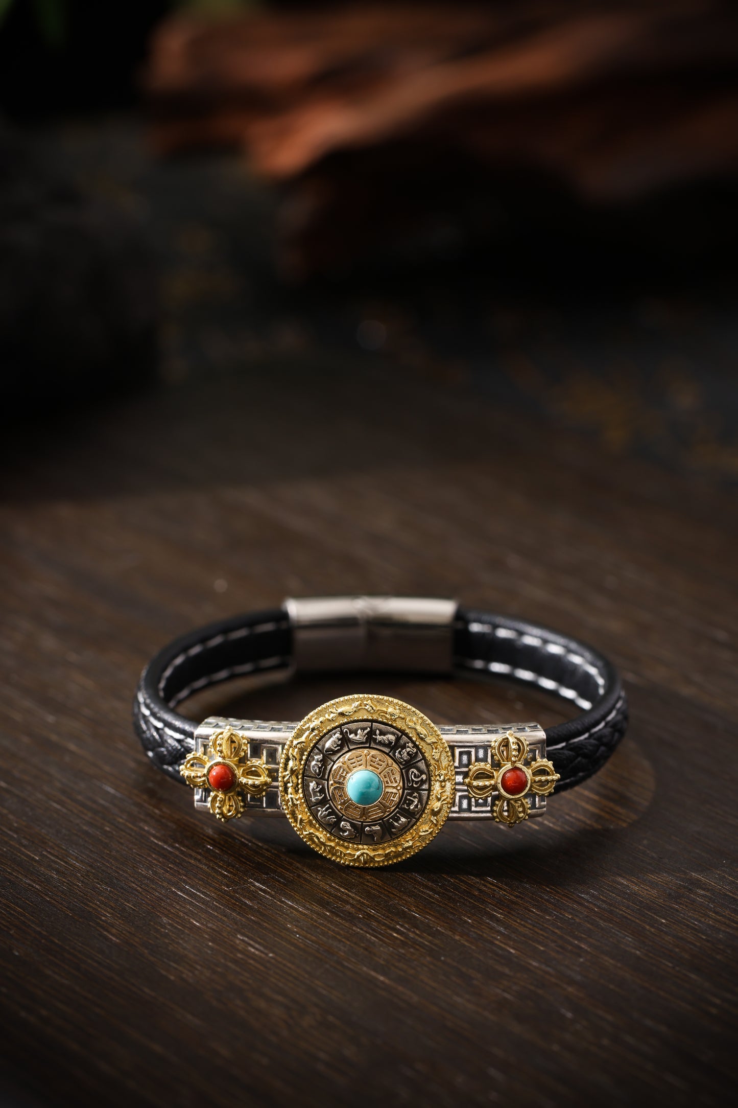 Buddha Trace Tibetan Nine Palace Bagua Bracelet Buddha Trace