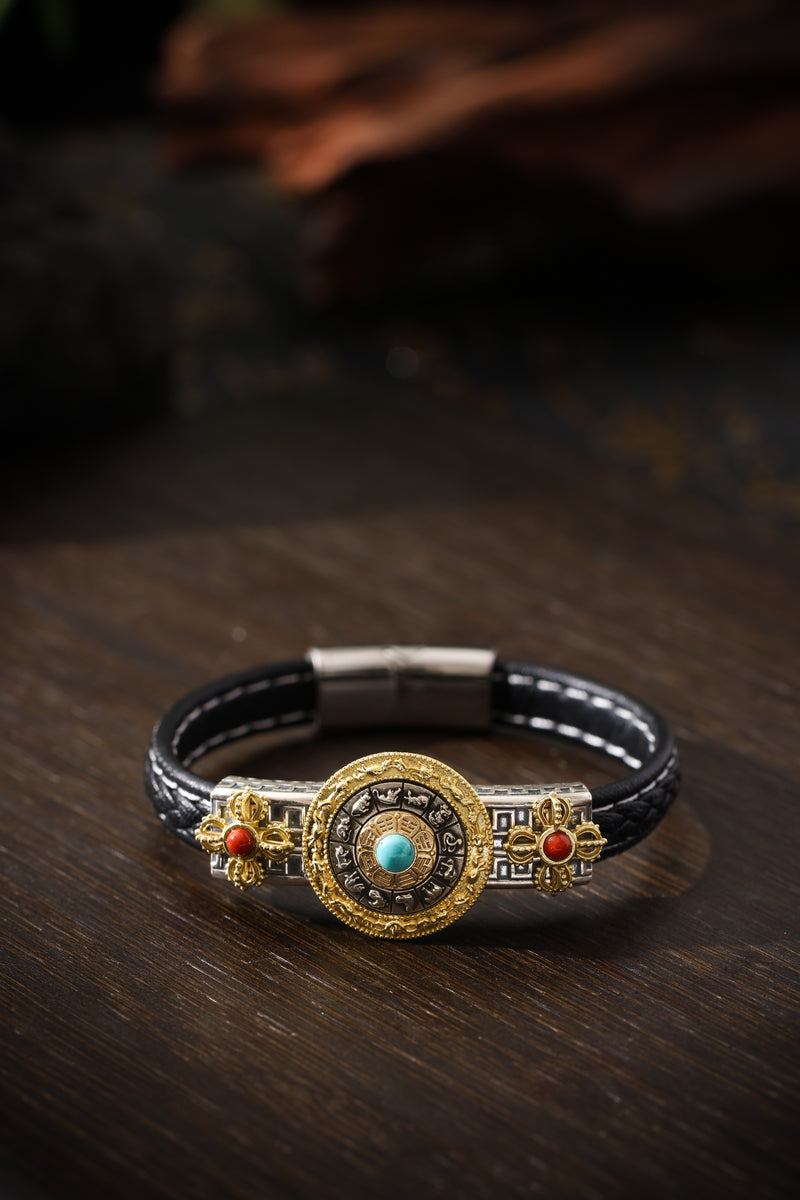 Buddha Trace Tibetan Nine Palace Bagua Bracelet Buddha Trace