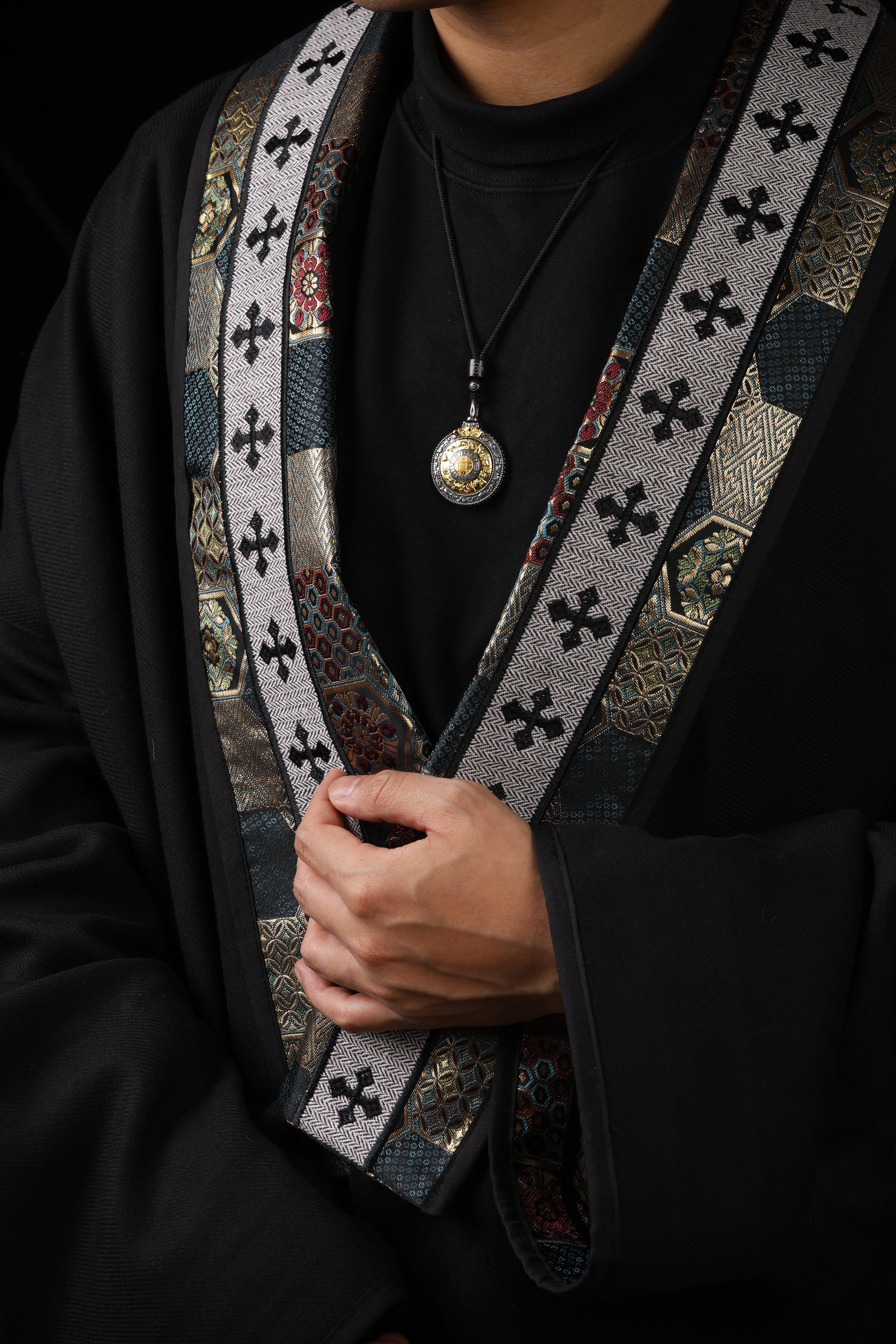 Buddha Trace Nine Palaces and Eight Trigrams Pendant Buddha Trace