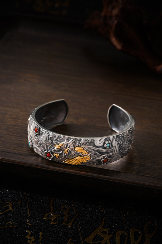 Buddha Trace Tibetan Nine-Tailed Fox Guardian Bracelet Buddha Trace