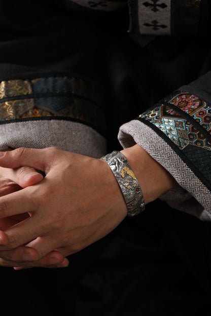 Buddha Trace Tibetan Nine-Tailed Fox Guardian Bracelet Buddha Trace