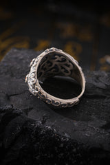 Buddha Trace Tibetan Nine-Tailed Fox Guardian Ring Buddha Trace