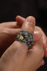 Buddha Trace Pixiu Guardian Ring Buddha Trace