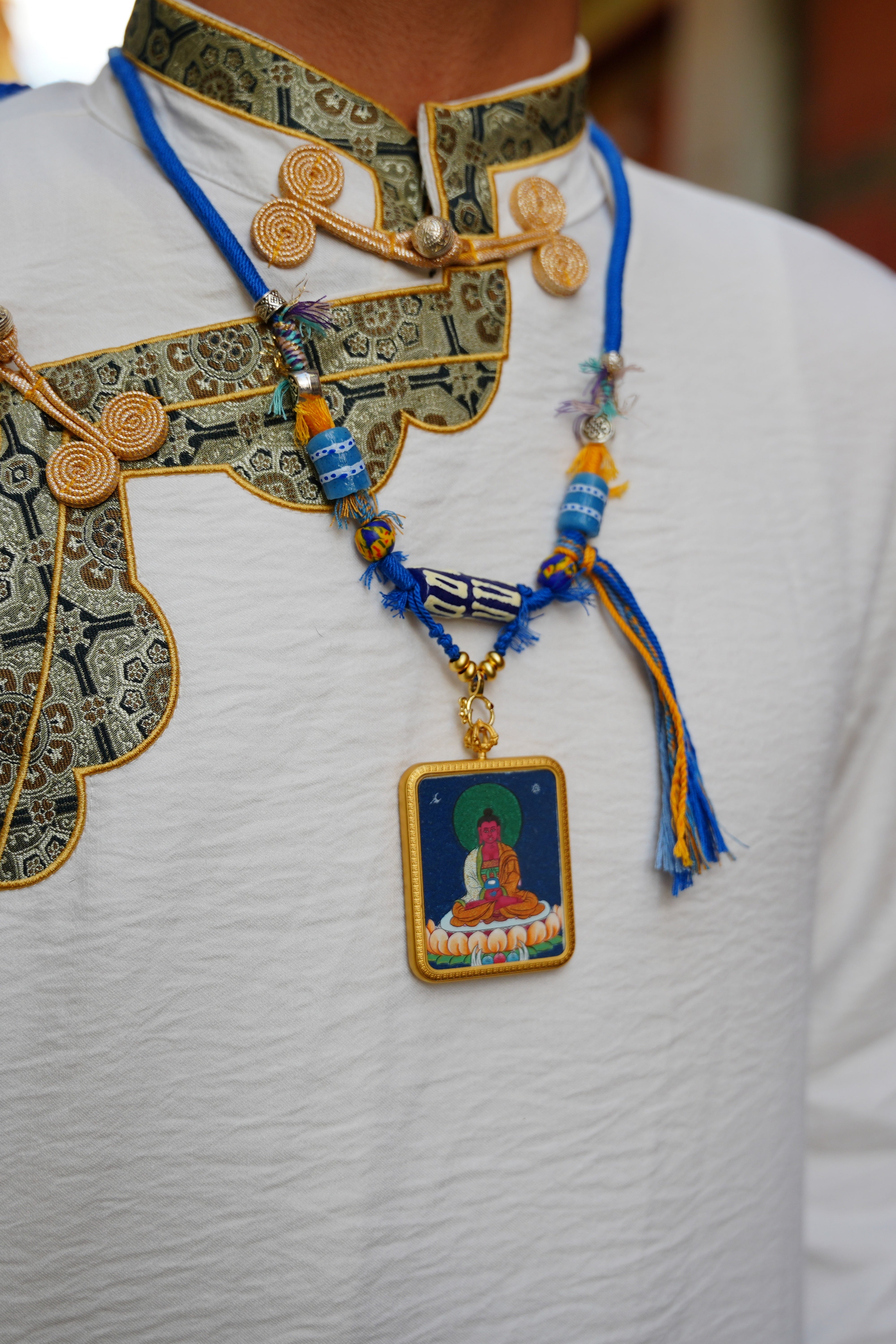 Buddha Trace Tibetan Shakyamuni Buddha Thangka