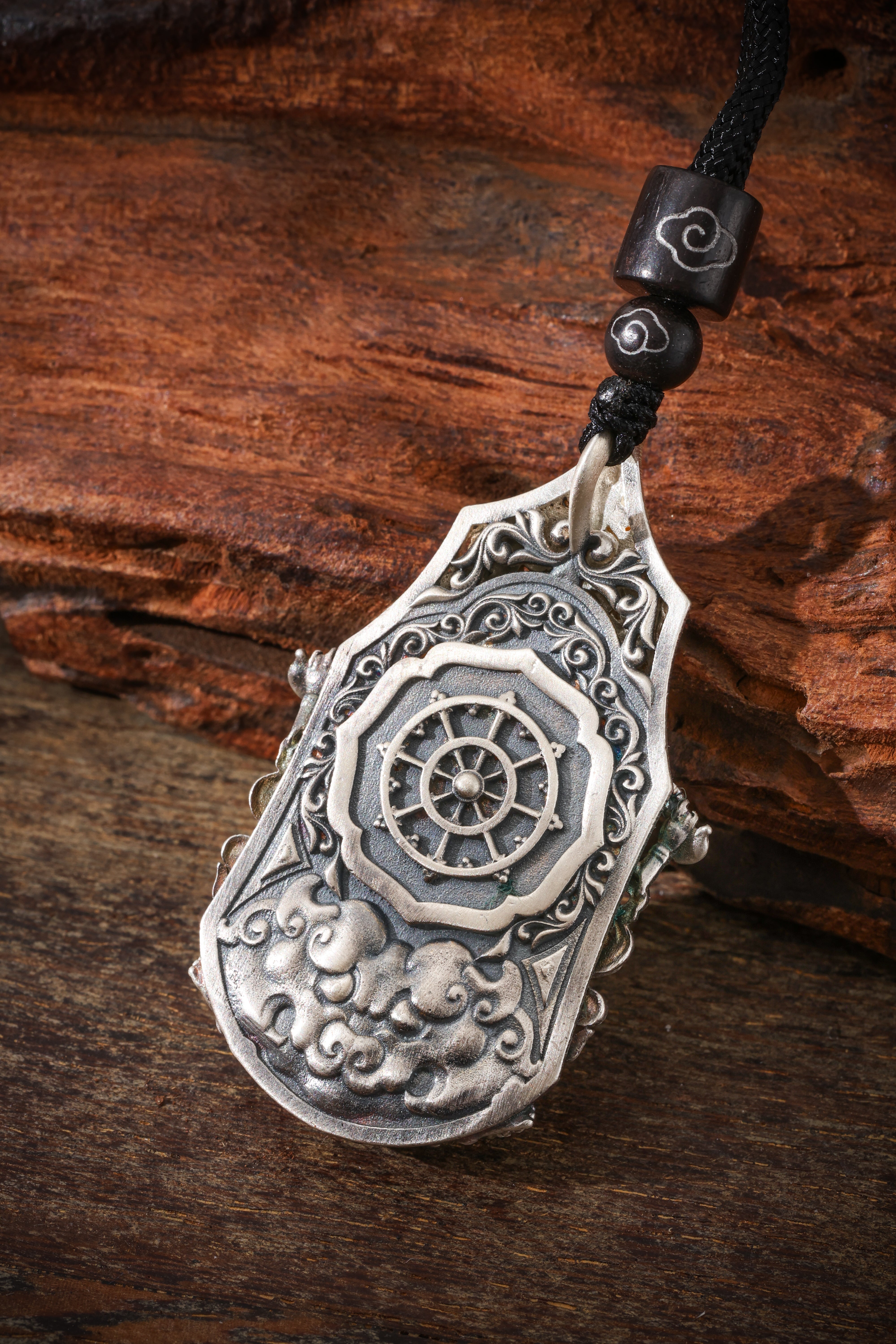 Buddha Trace Tibetan Simhamukha Vajra Pendant Buddha Trace