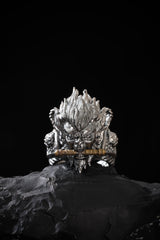 Sterling Silver Wukong Ring Buddha Trace