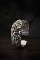 Buddha Trace Tibetan Auspicious Dragon Guardian Bracelet Buddha Trace