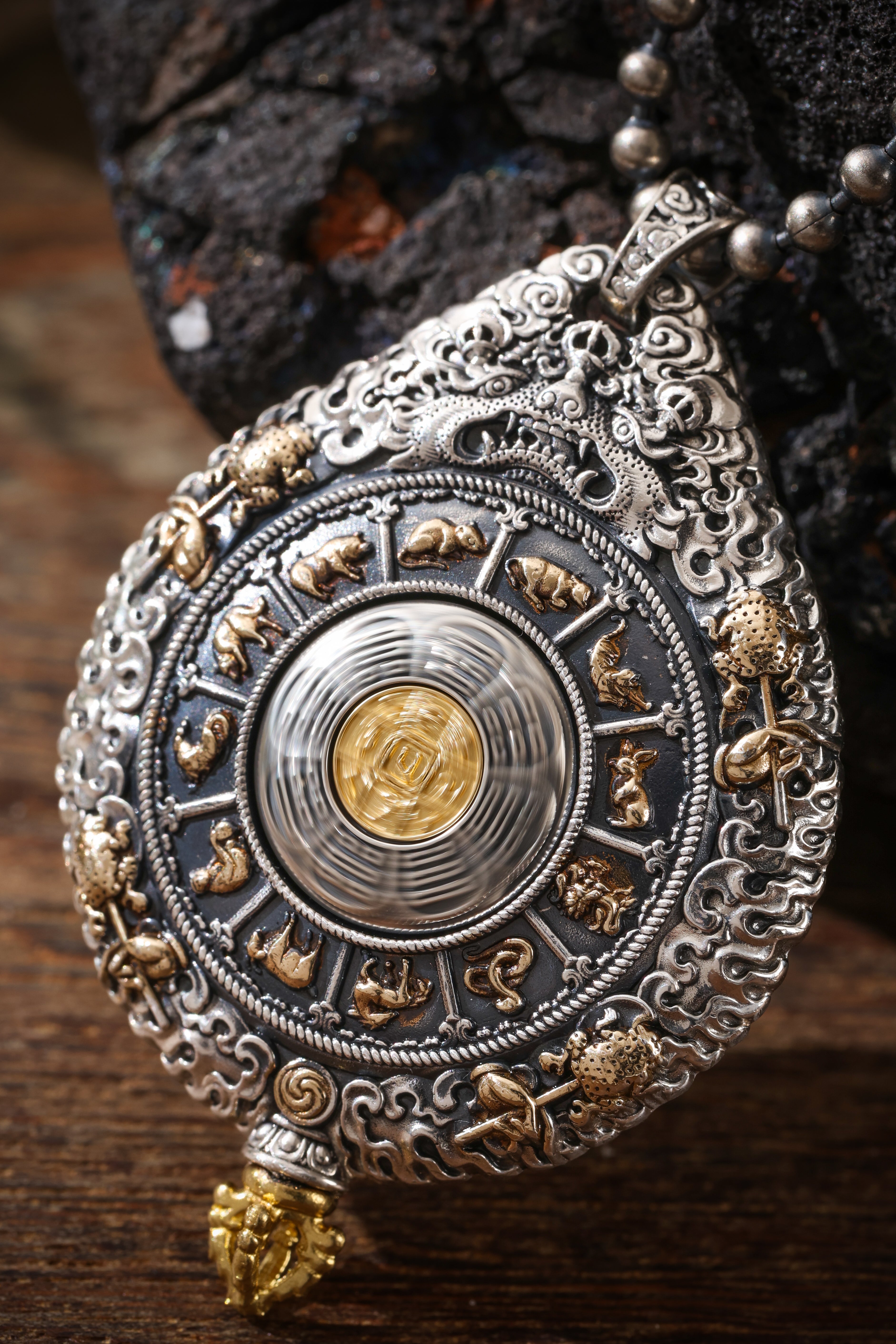 Buddha Trace Tibetan Vairocana Buddha Pendant Buddha Trace