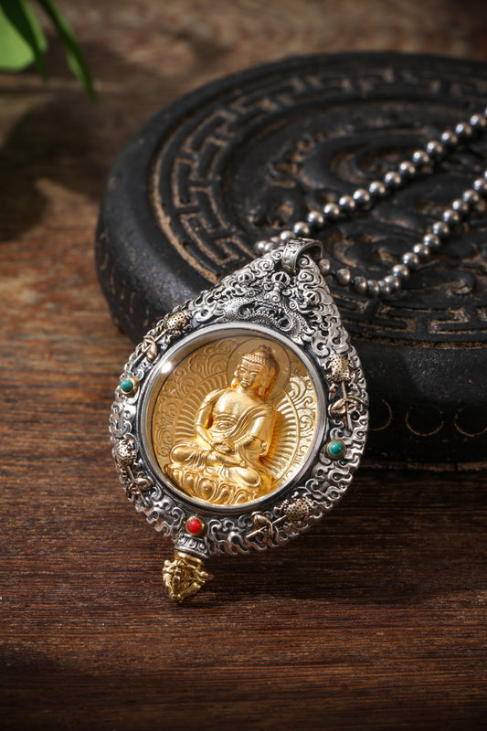 Buddha Trace Tibetan Vairocana Buddha Pendant Buddha Trace