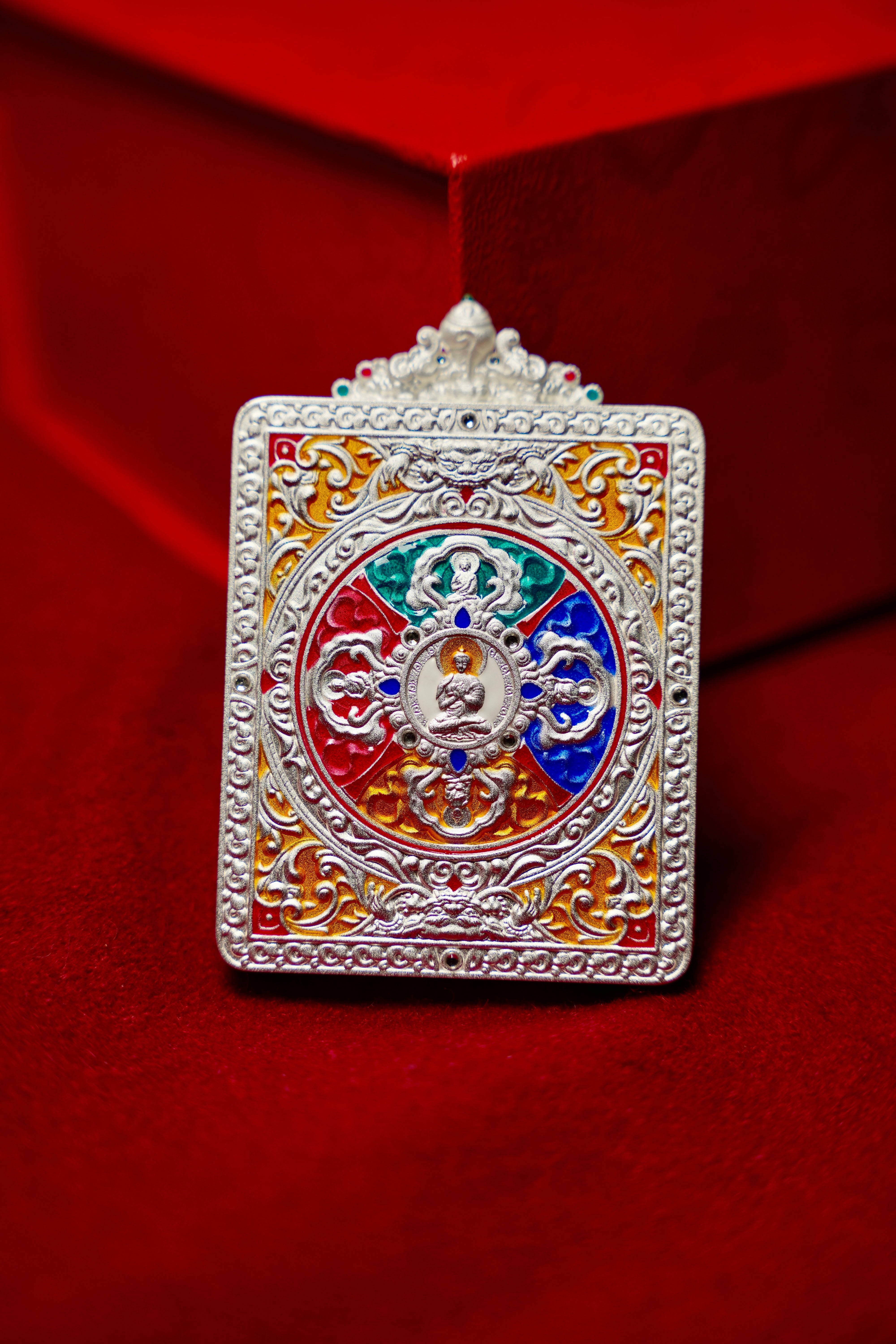 Buddha Trace Tibetan Vajrasattva Thangka Buddha Trace