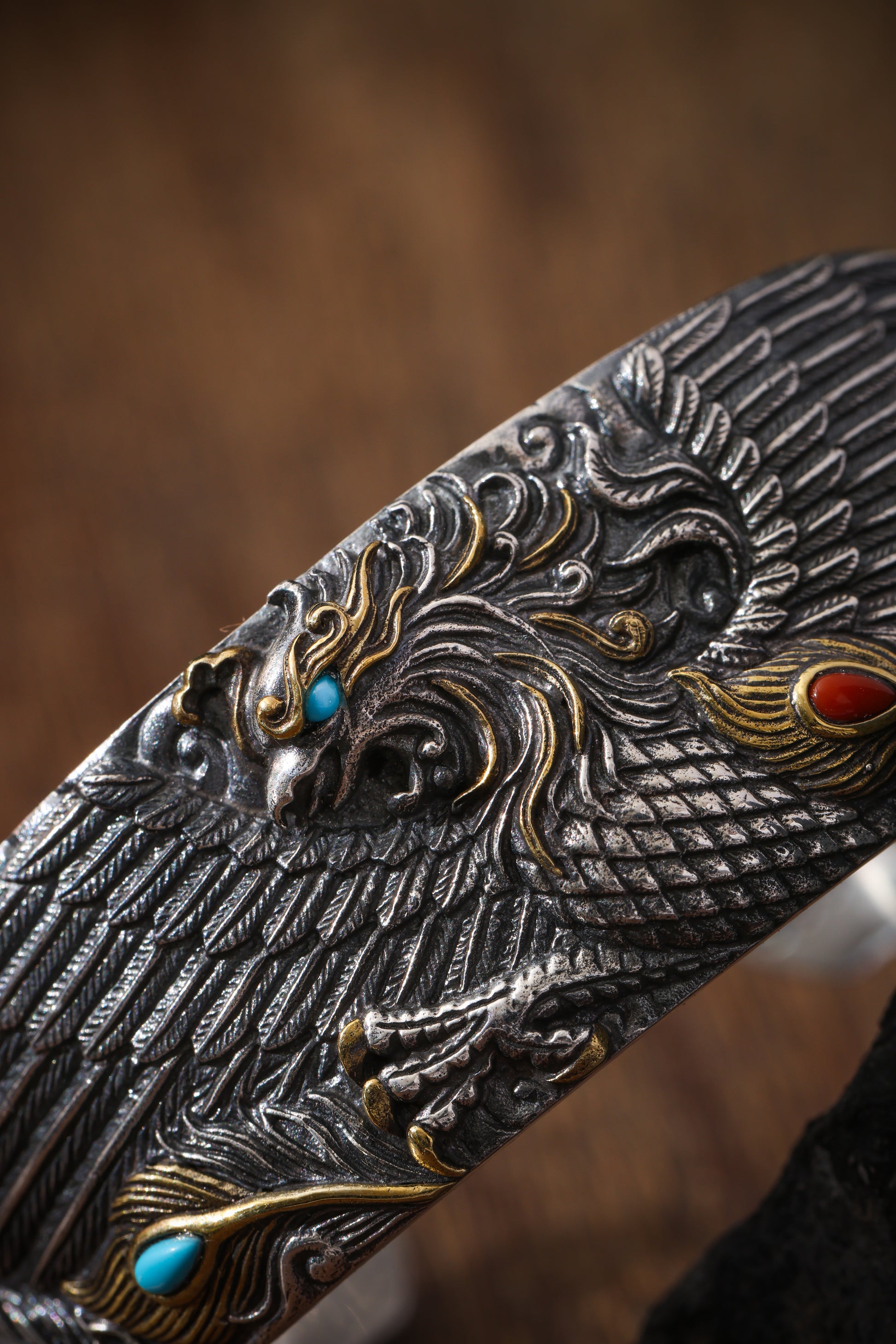 Buddha Trace Tibetan Vermilion Bird Guardian Bracelet Buddha Trace