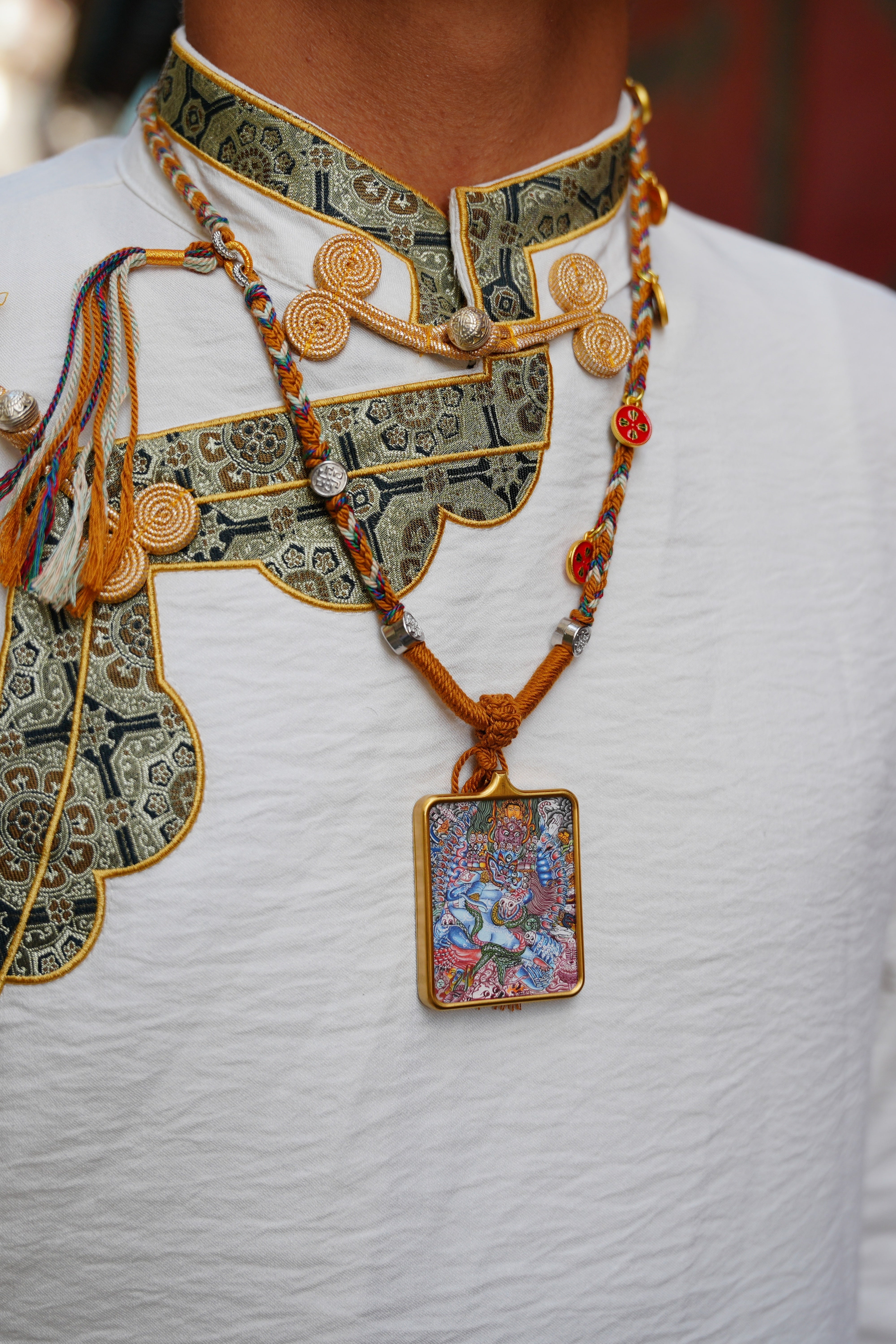 Buddha Trace Tibetan Yamantaka Thangka Buddha Trace