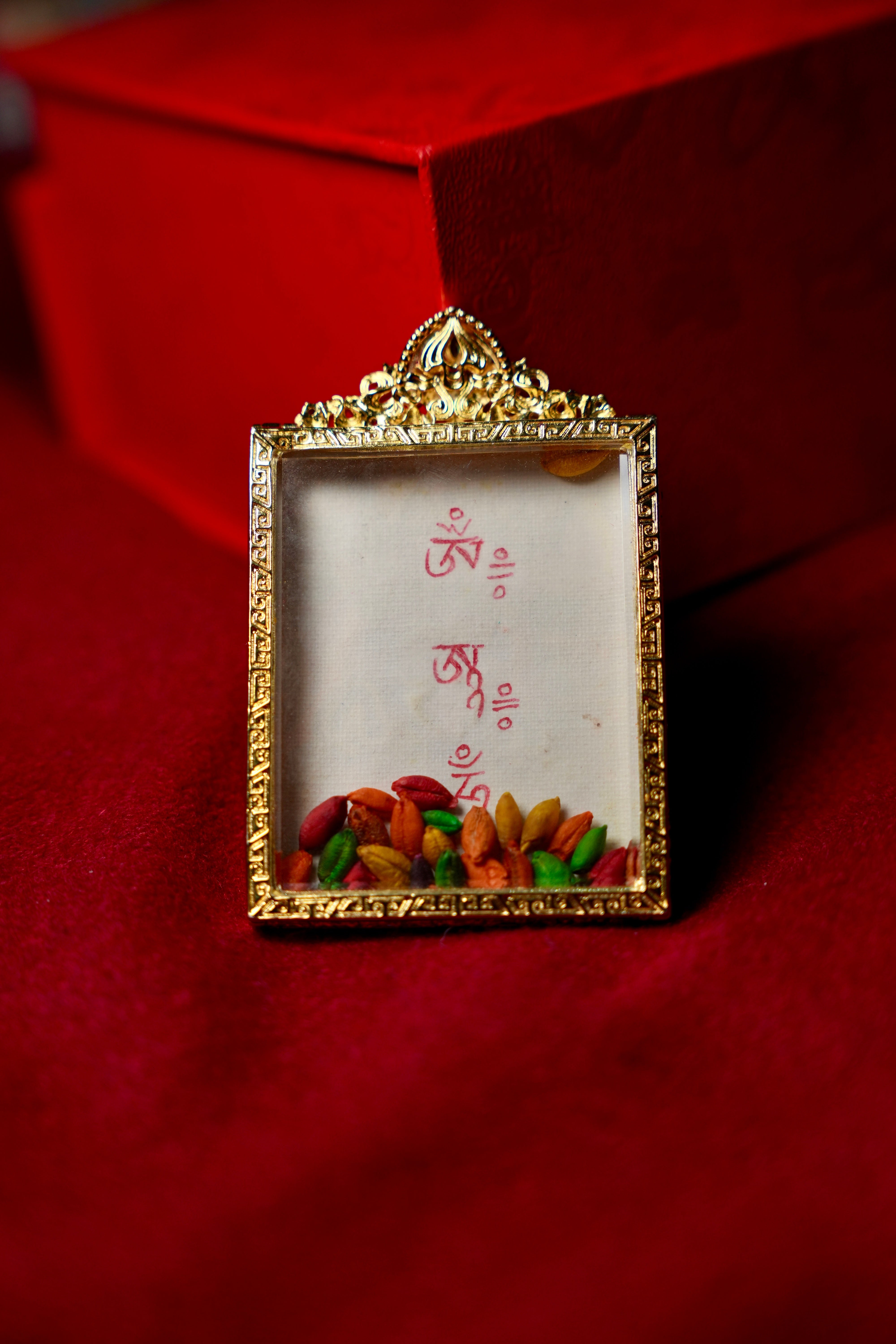 Buddha Trace Tibetan Zashi Lhamo Thangka Buddha Trace