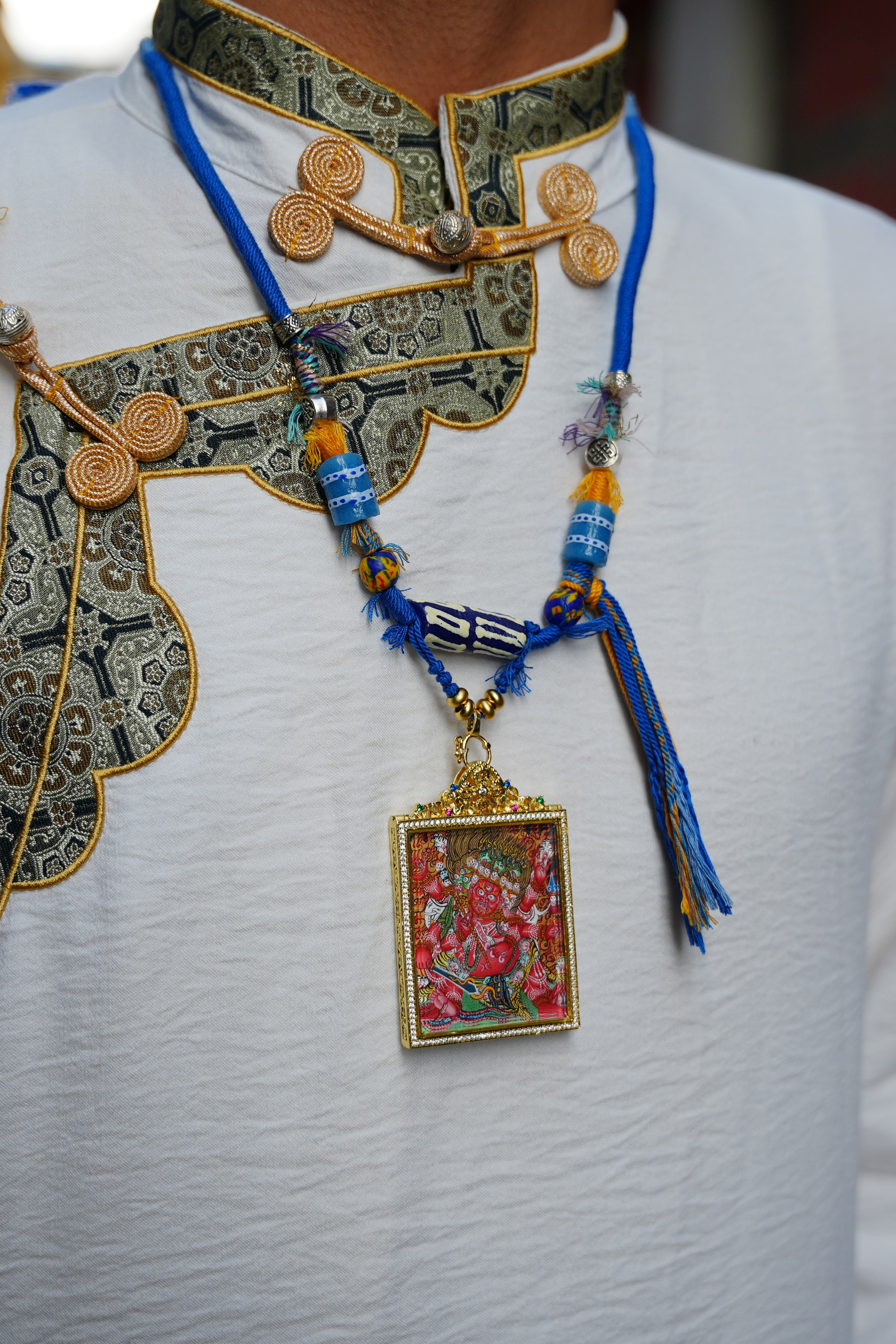 Buddha Trace Tibetan Hayagriva Thangka Buddha Trace