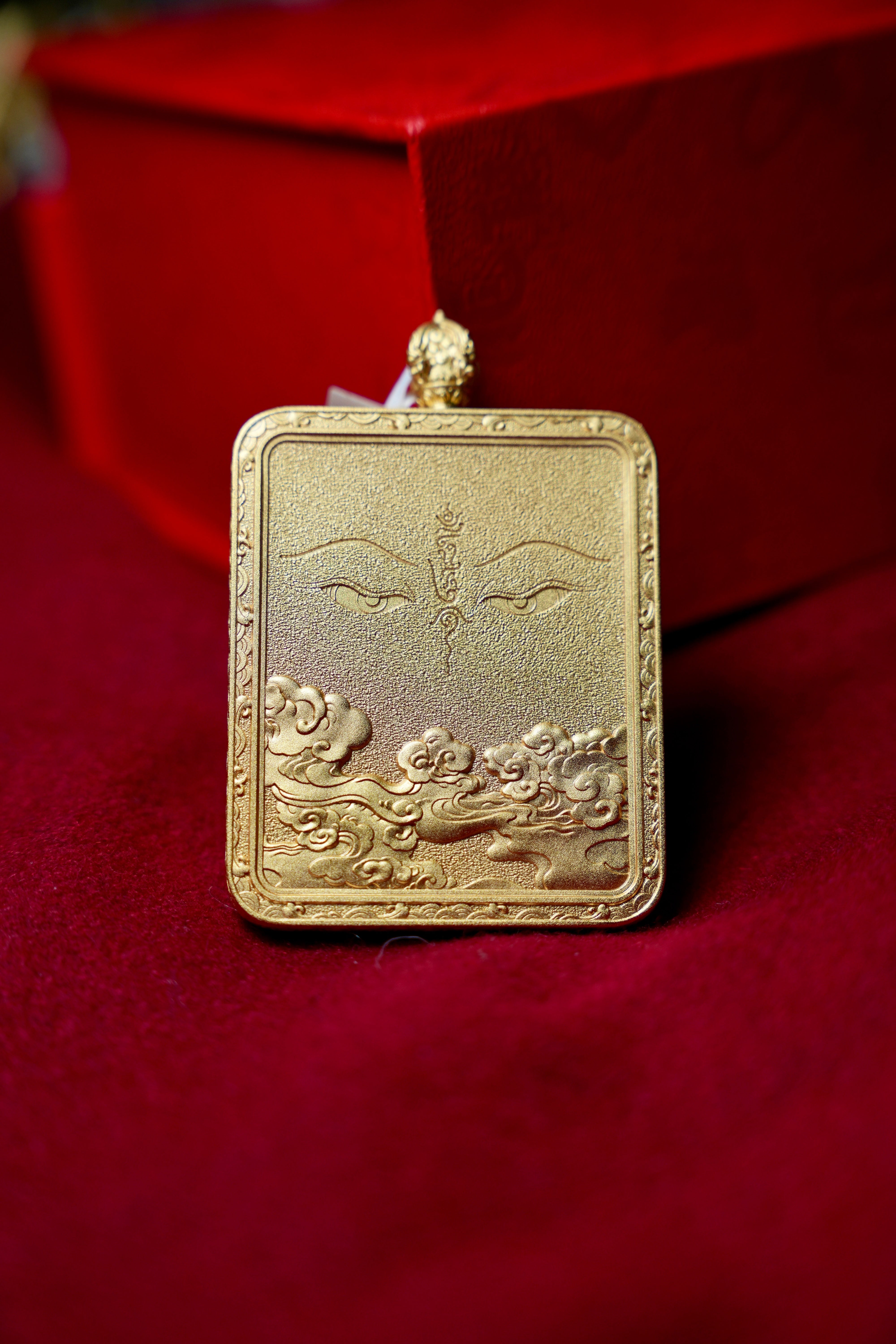 Buddha Trace Tibetan Vajrasattva Colorful Thangka Buddha Trace